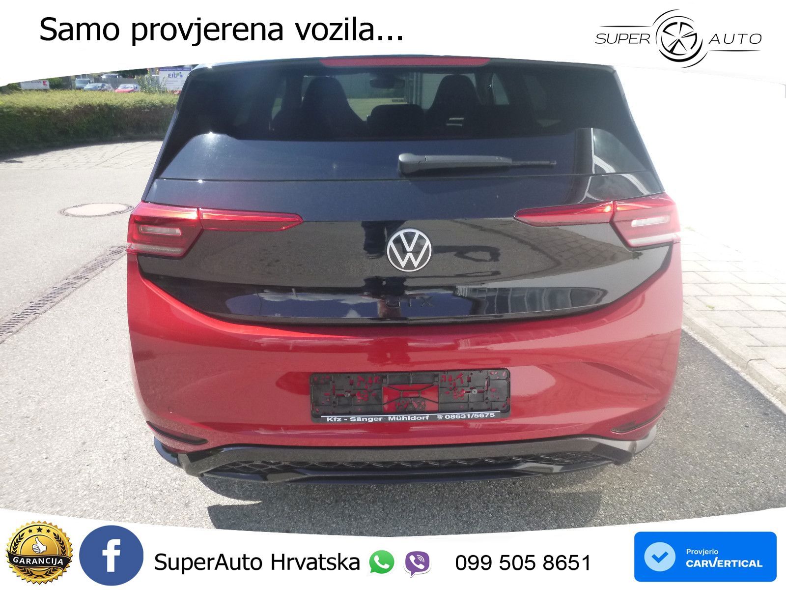 Volkswagen ID.3 GTX 84 kWh (286 KS) LED+GR SJED+ACC