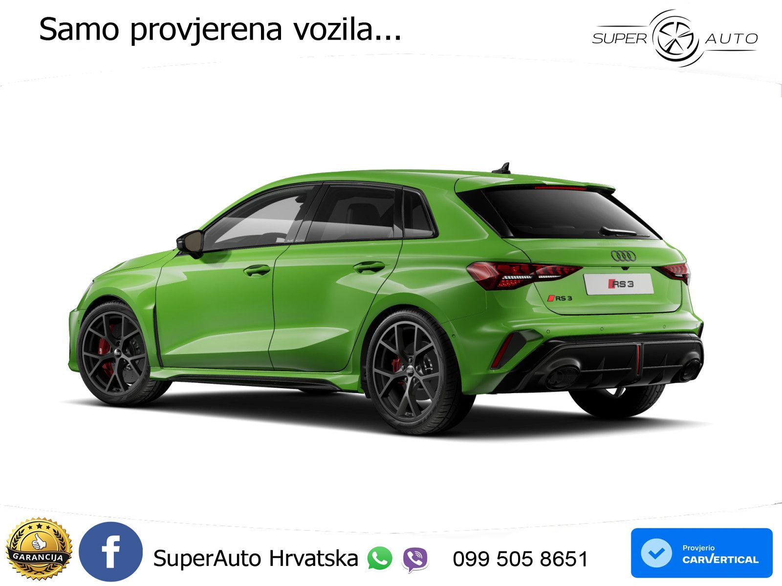 Audi RS3 Sportback 2.5 TFSI (400 KS) quattro S tronic LED+GR SJED+ACC