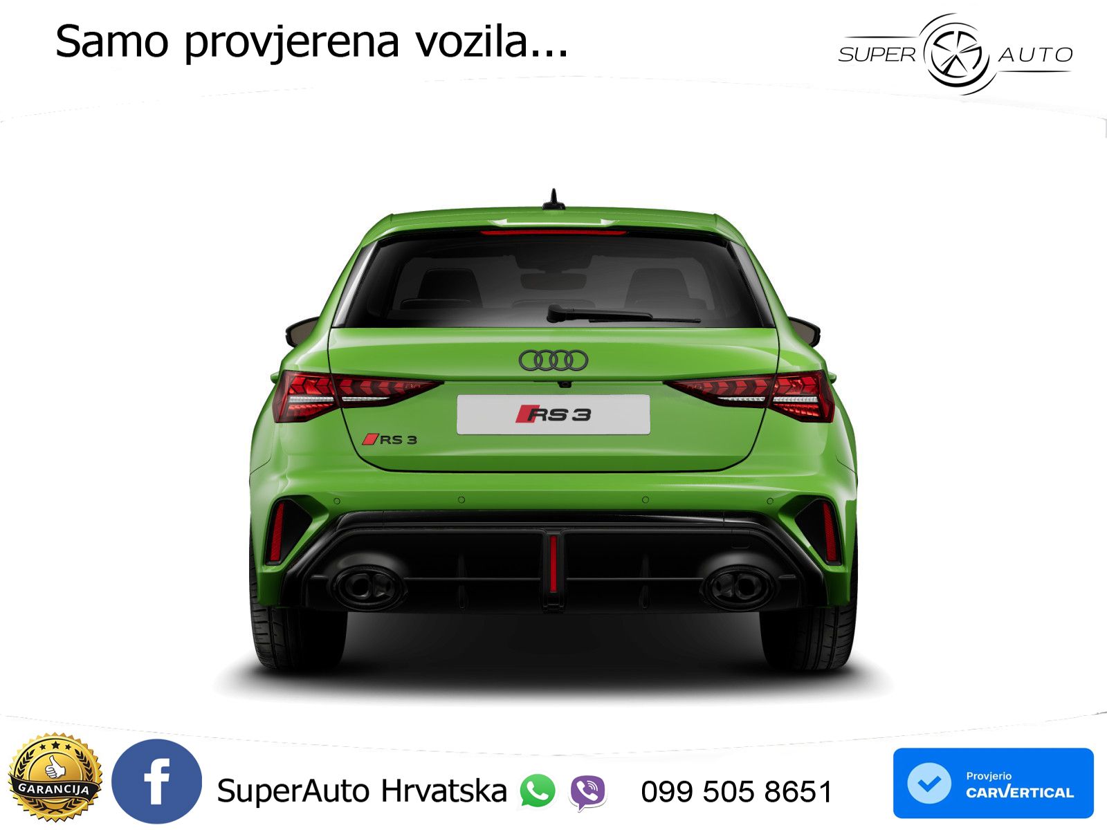 Audi RS3 Sportback 2.5 TFSI (400 KS) quattro S tronic LED+GR SJED+ACC