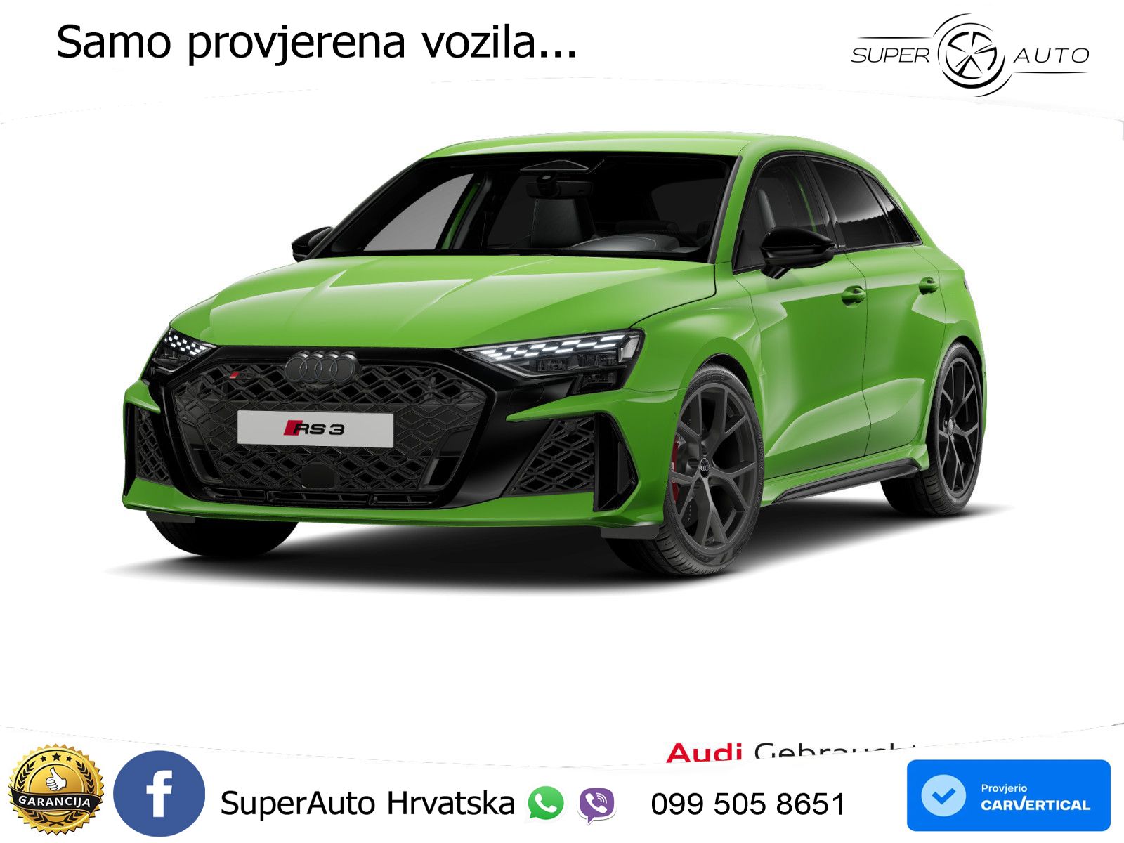 Audi RS3 Sportback 2.5 TFSI (400 KS) quattro S tronic LED+GR SJED+ACC