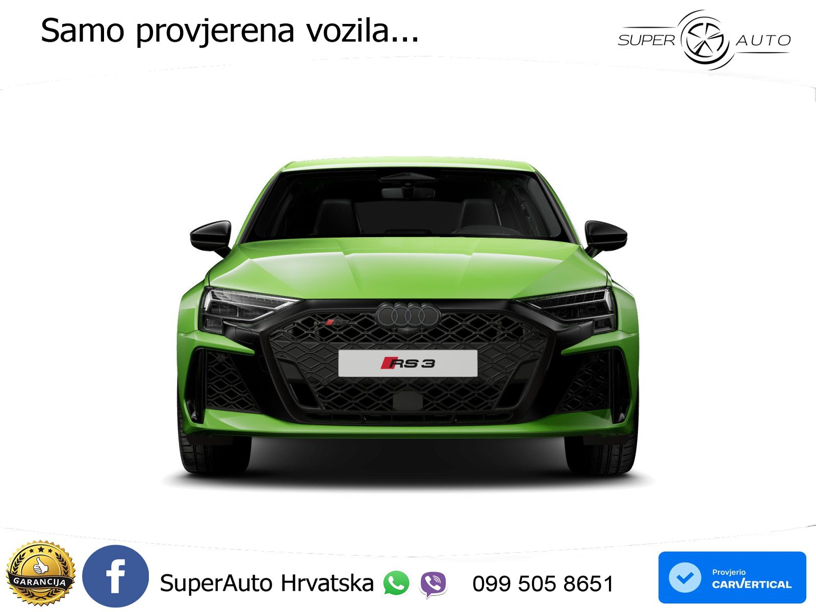 Audi RS3 Sportback 2.5 TFSI (400 KS) quattro S tronic LED+GR SJED+ACC