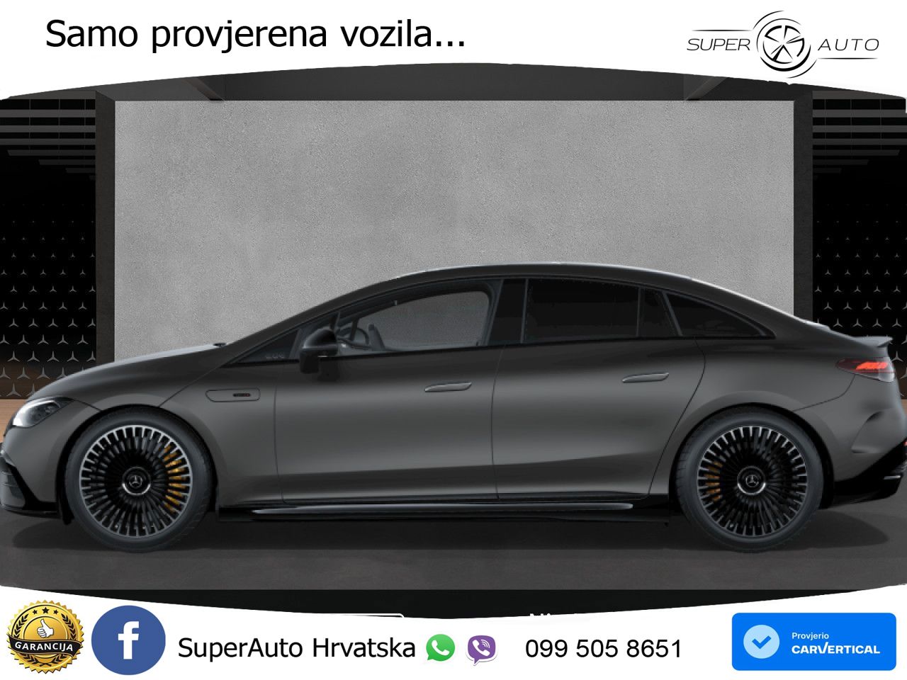 Mercedes EQE AMG 53 100 kWh (625 KS) 4MATIC+ ZRAČNI+ACC+GR SJED+KAM+PANO