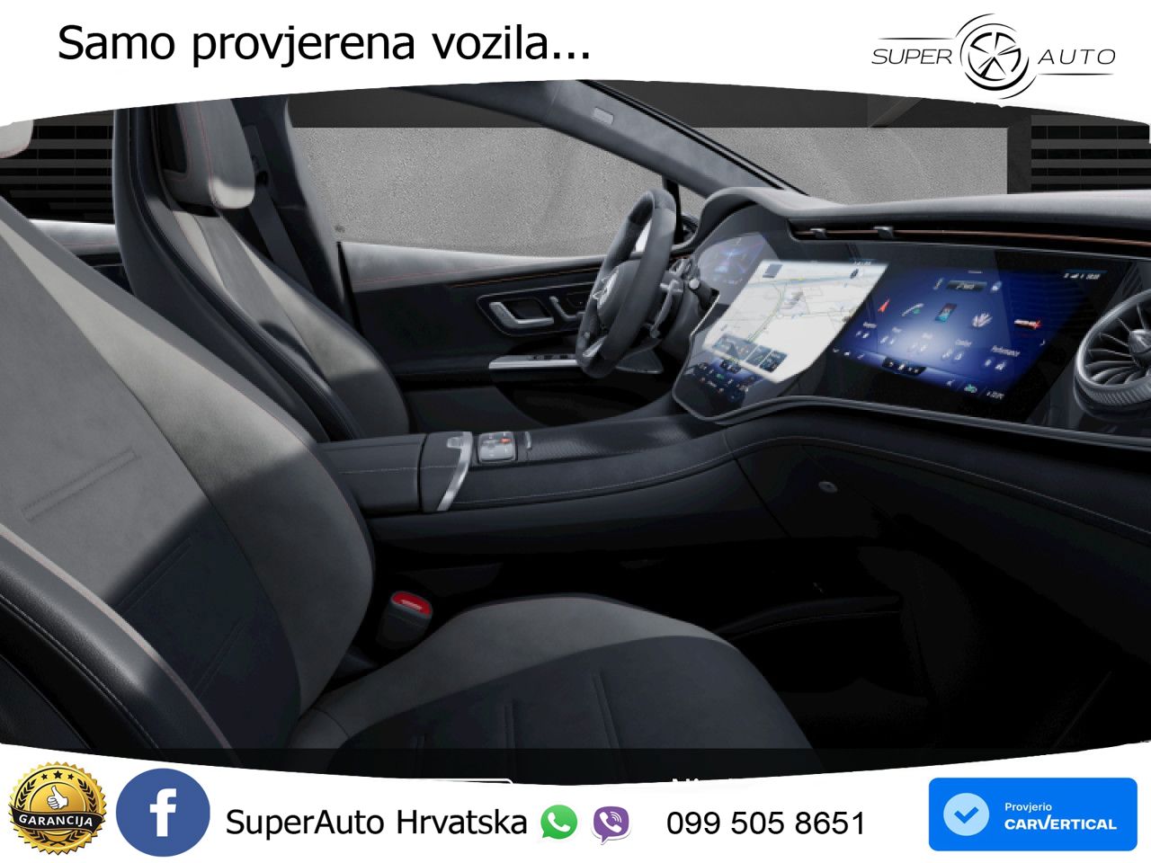 Mercedes EQE AMG 53 100 kWh (625 KS) 4MATIC+ ZRAČNI+ACC+GR SJED+KAM+PANO