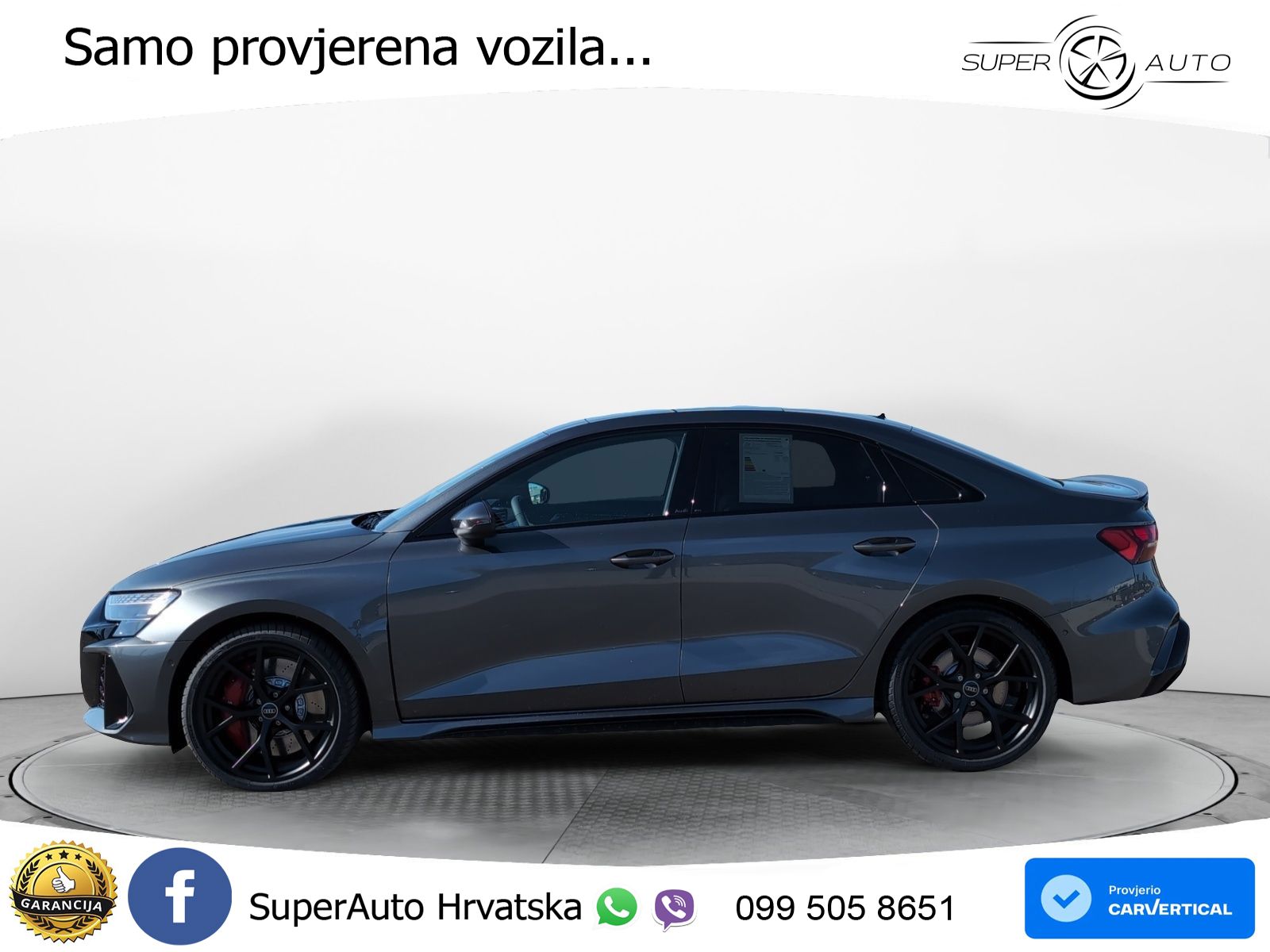 Audi RS3 Sedan 2.5 TFSI (400 KS) quattro S tronic LED+GR SJED+ACC