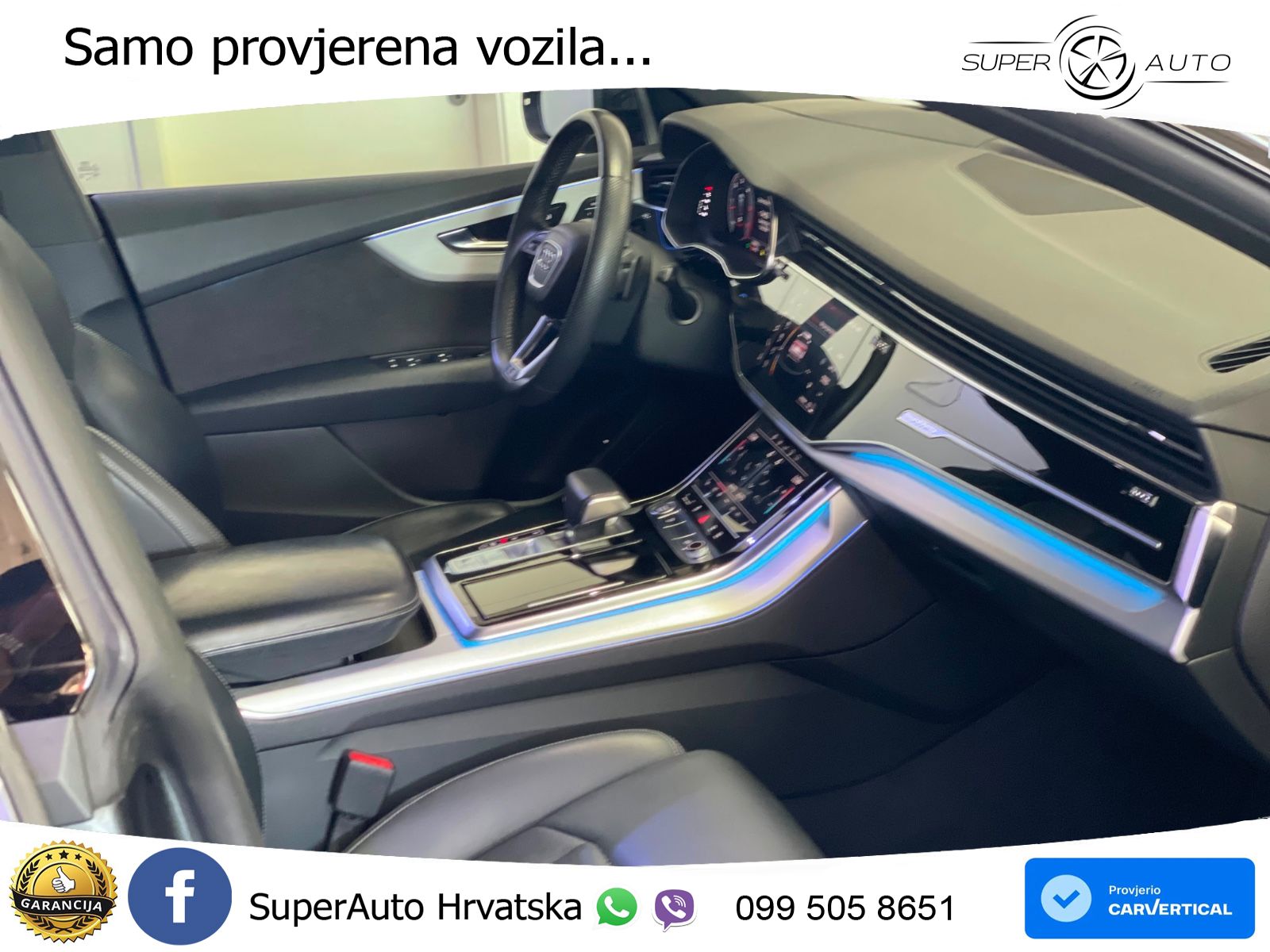 Audi Q8 50 TDI V6 (286 KS) quattro Tiptronic S line LED+GR SJED+ACC