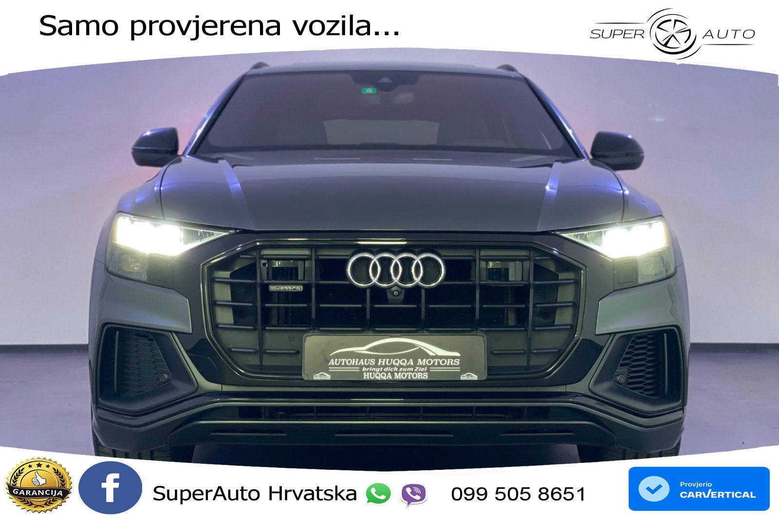 Audi Q8 50 TDI V6 (286 KS) quattro Tiptronic S line LED+GR SJED+ACC