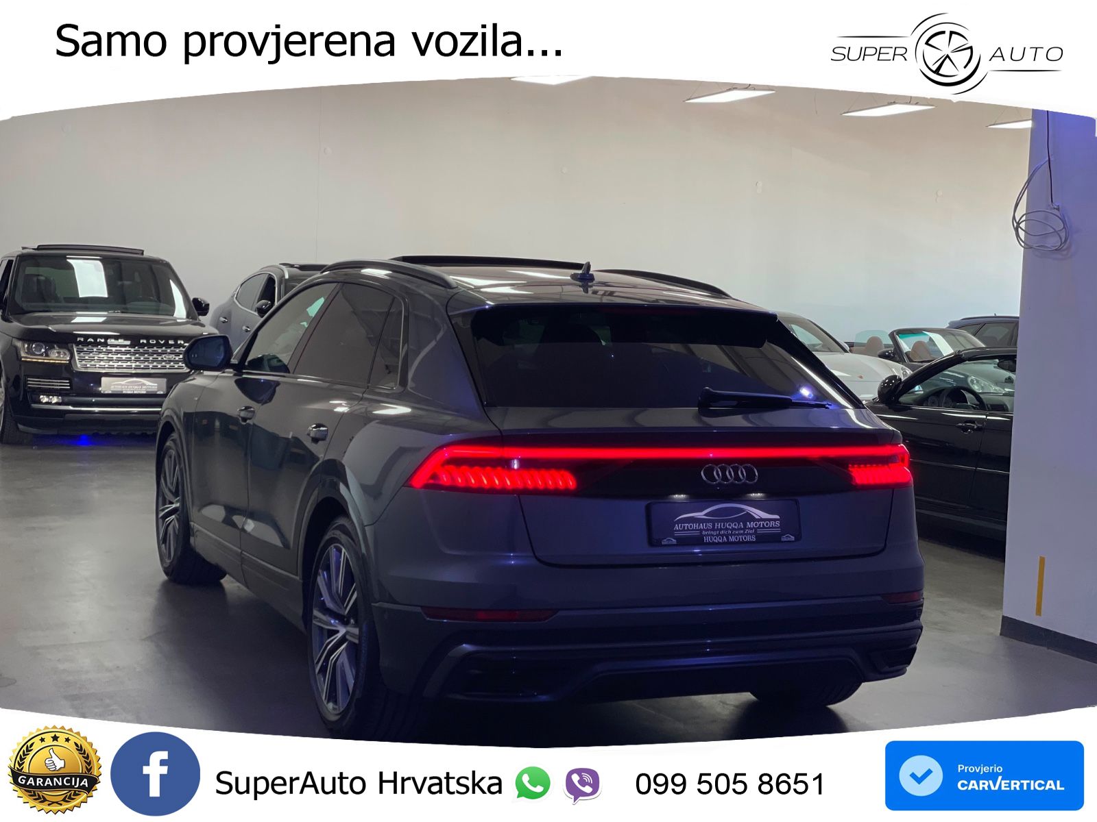 Audi Q8 50 TDI V6 (286 KS) quattro Tiptronic S line LED+GR SJED+ACC