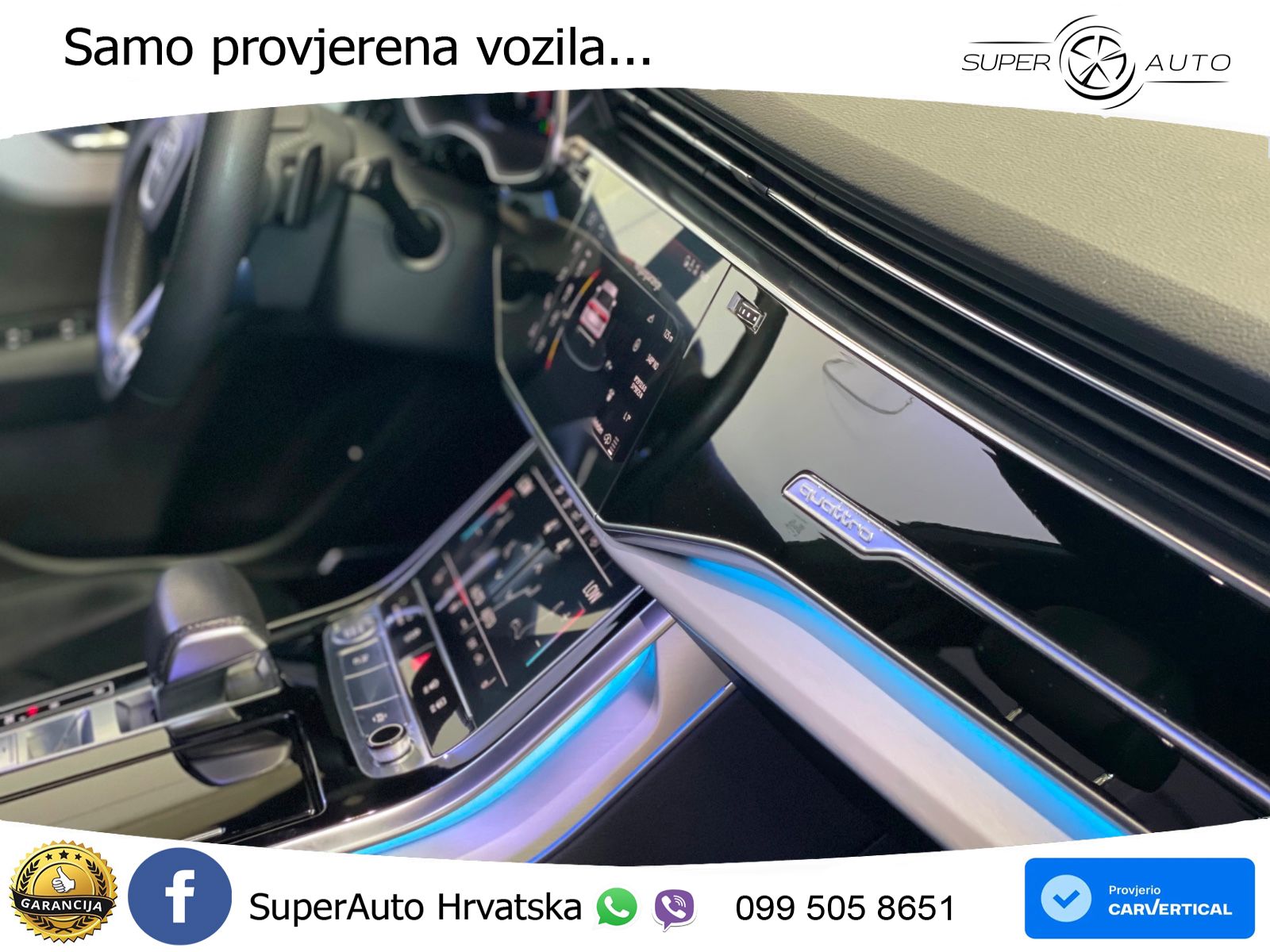 Audi Q8 50 TDI V6 (286 KS) quattro Tiptronic S line LED+GR SJED+ACC