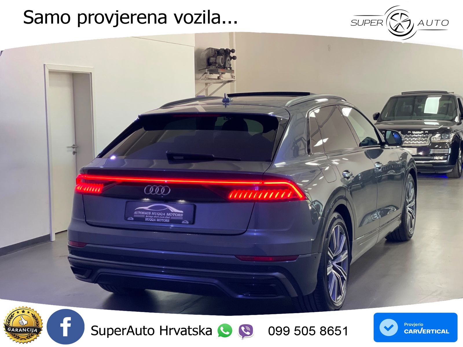 Audi Q8 50 TDI V6 (286 KS) quattro Tiptronic S line LED+GR SJED+ACC