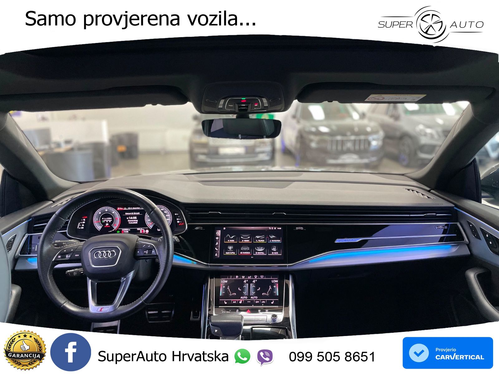 Audi Q8 50 TDI V6 (286 KS) quattro Tiptronic S line LED+GR SJED+ACC