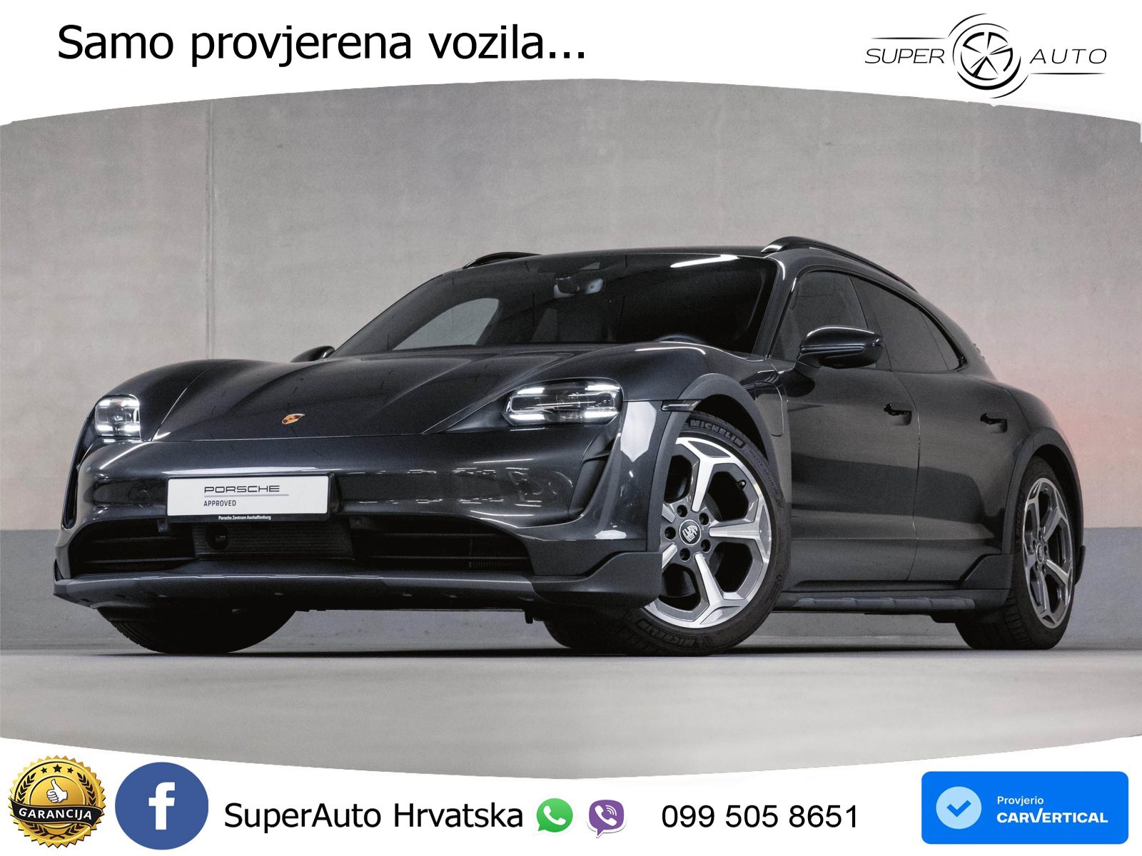 Porsche Taycan Cross Turismo 4 93.4 kWh (476 KS)