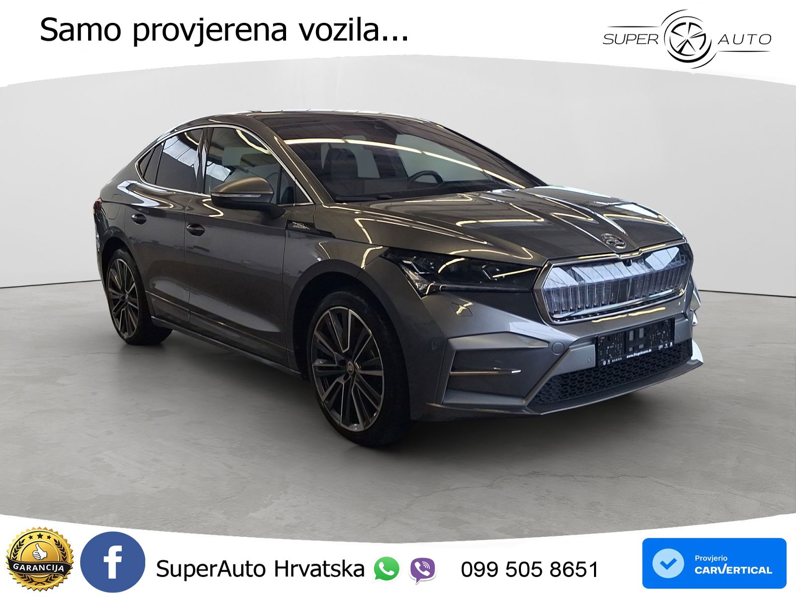Škoda Enyaq Coupe iV 85 82 kWh (286 KS) LED+GR SJED+ACC
