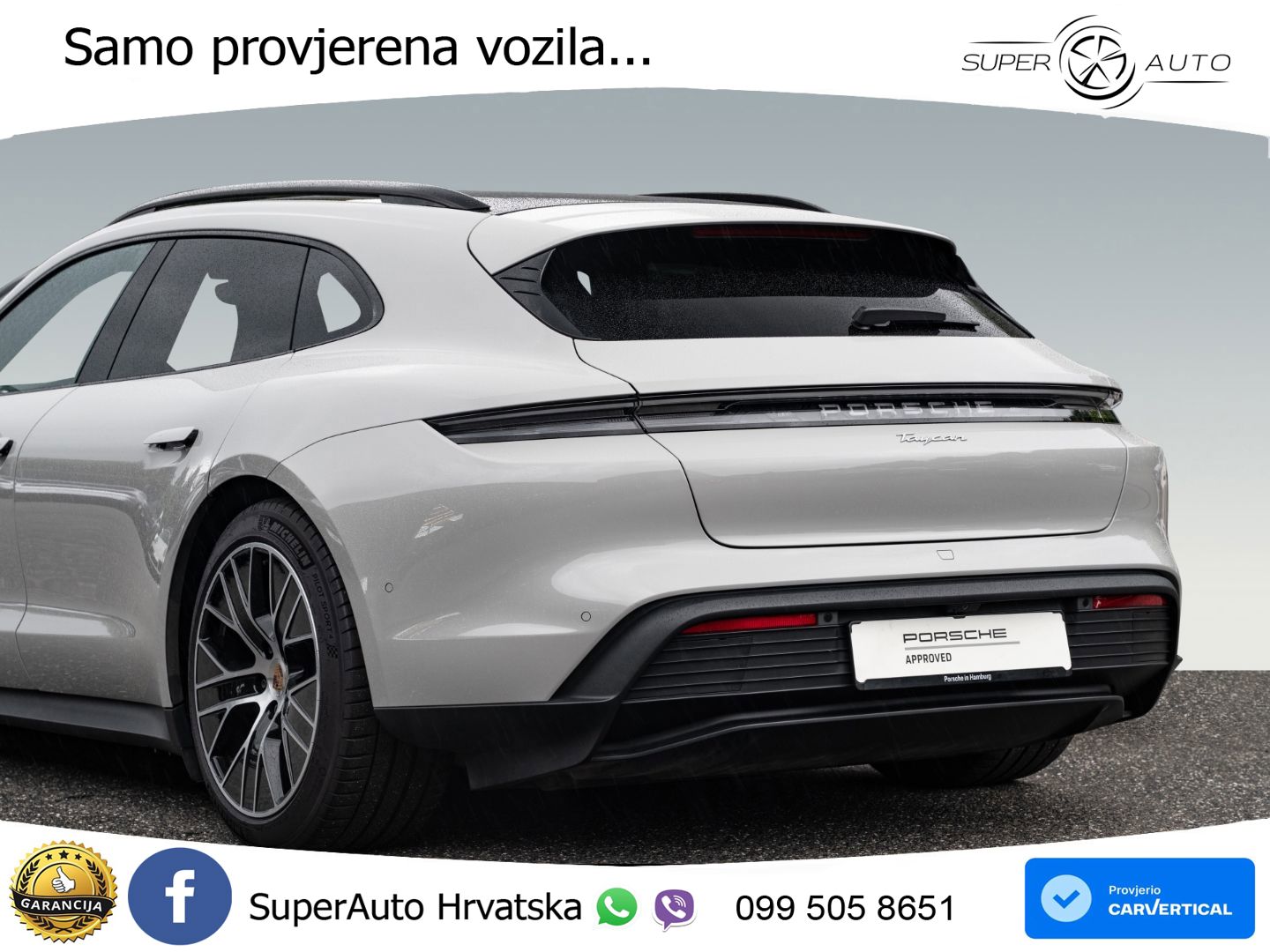 Porsche Taycan Sport Turismo 105 kWh (435 KS)