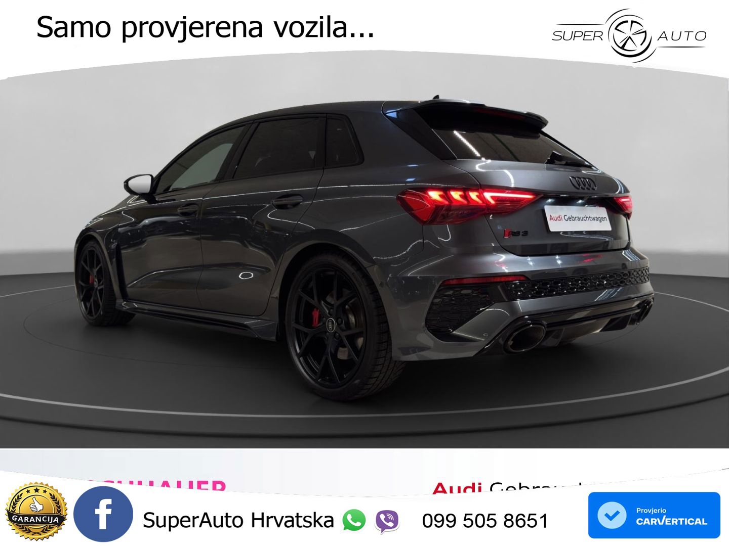 Audi RS3 Sportback 2.5 TFSI (400 KS) quattro S tronic