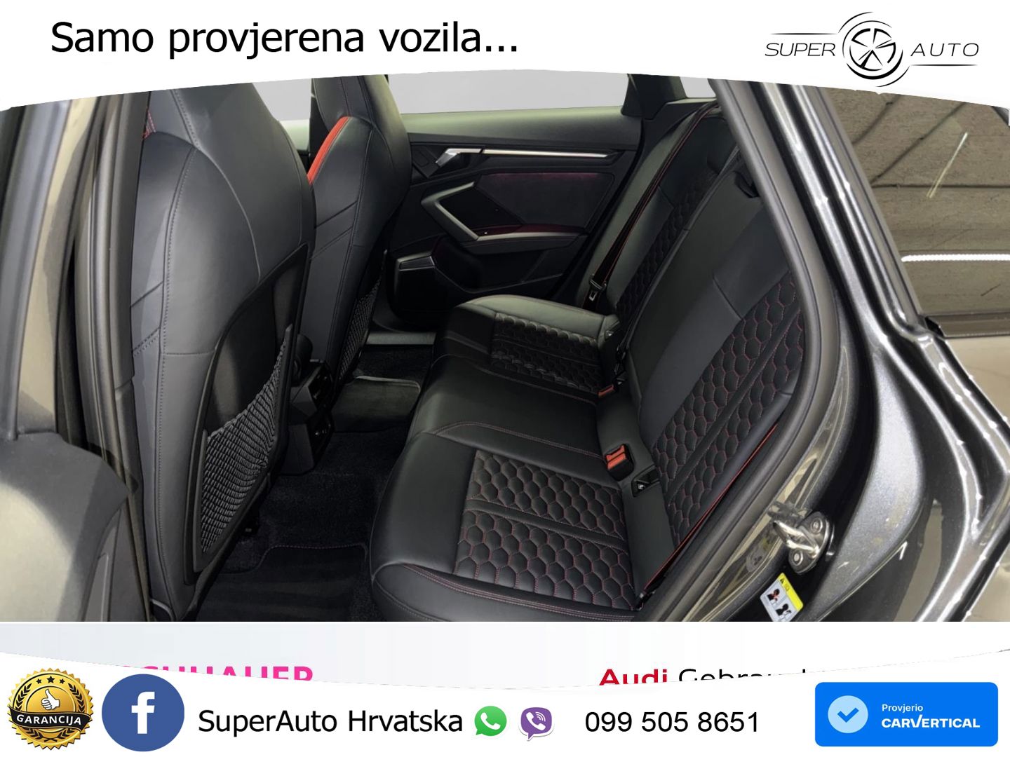 Audi RS3 Sportback 2.5 TFSI (400 KS) quattro S tronic