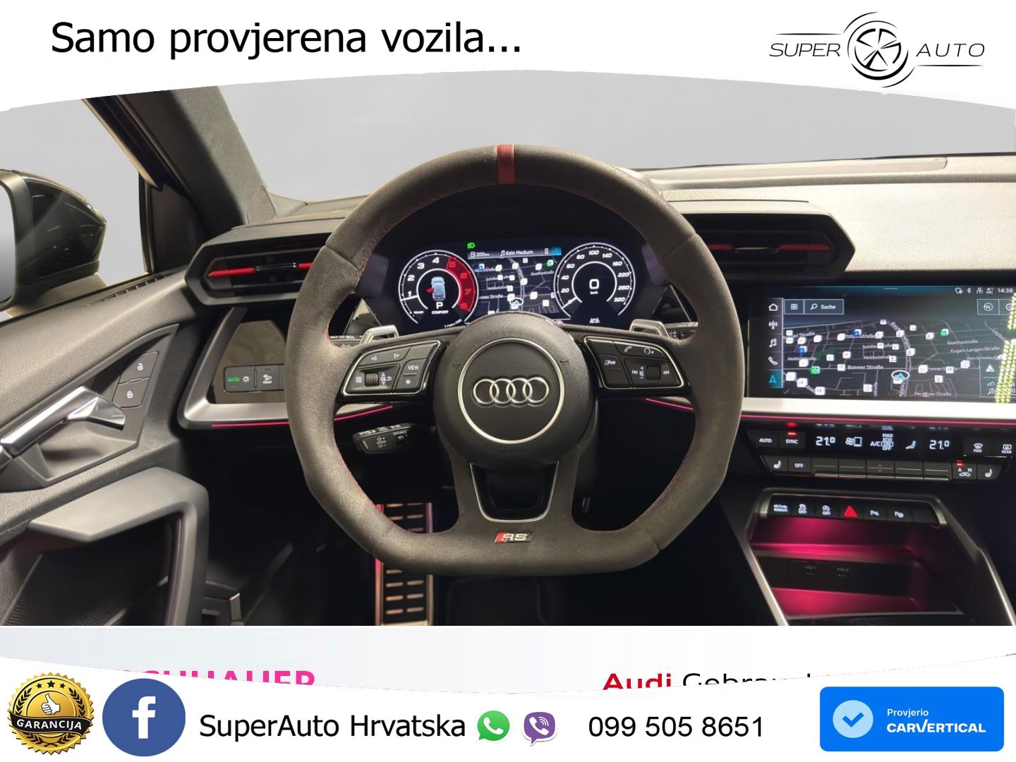 Audi RS3 Sportback 2.5 TFSI (400 KS) quattro S tronic