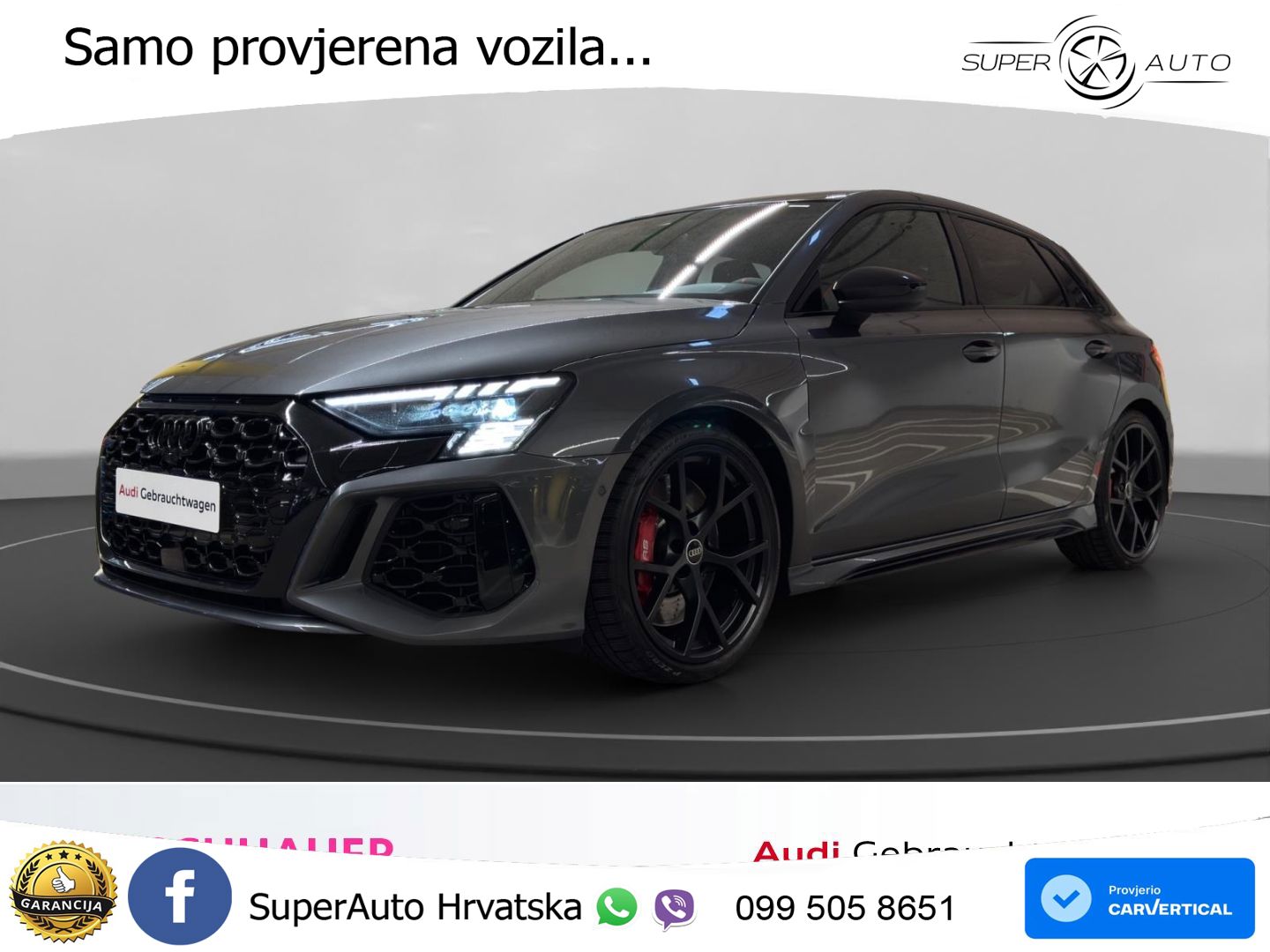 Audi RS3 Sportback 2.5 TFSI (400 KS) quattro S tronic