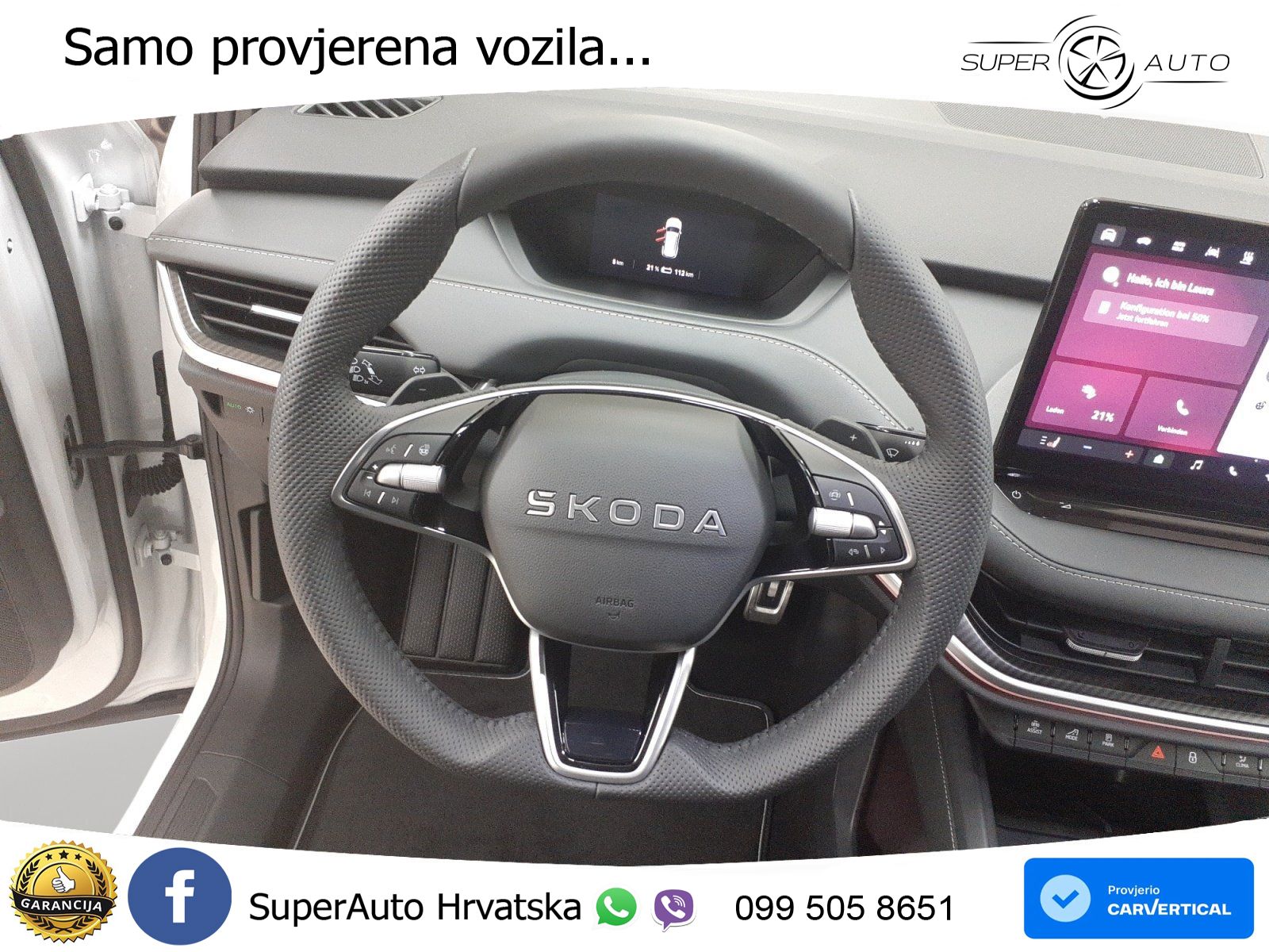 Škoda Enyaq 85 82 kWh (286 KS) SportLine LED+GR SJED+ACC