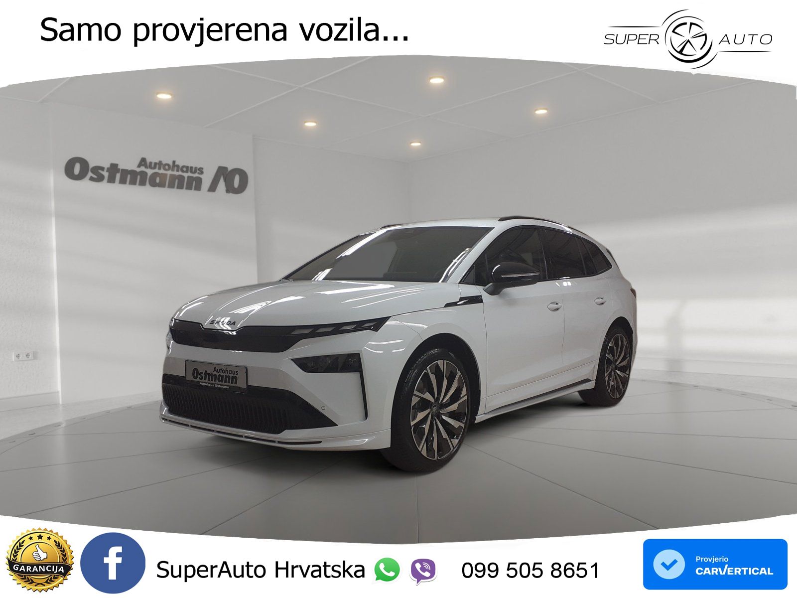 Škoda Enyaq 85 82 kWh (286 KS) SportLine LED+GR SJED+ACC