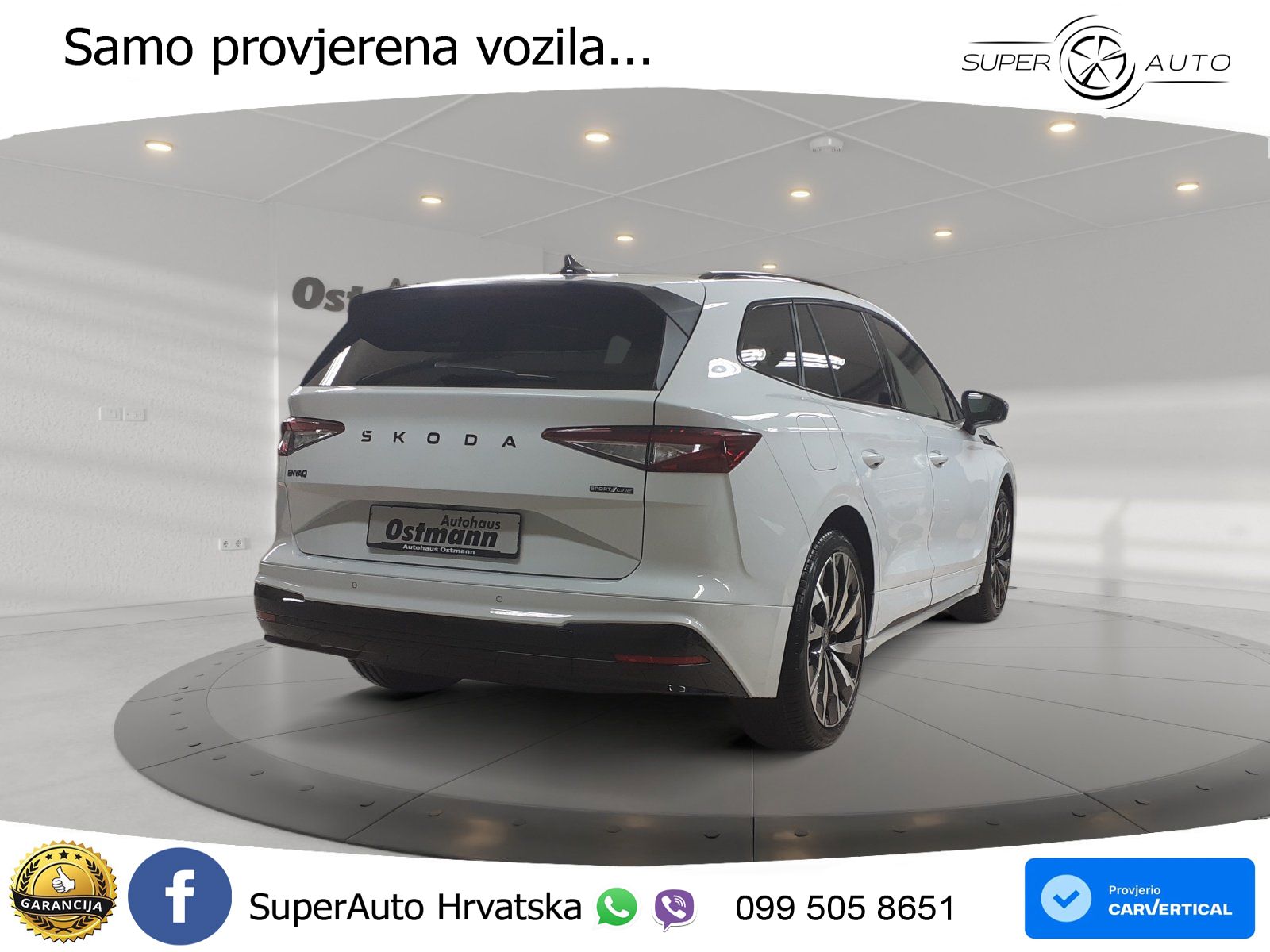 Škoda Enyaq 85 82 kWh (286 KS) SportLine LED+GR SJED+ACC