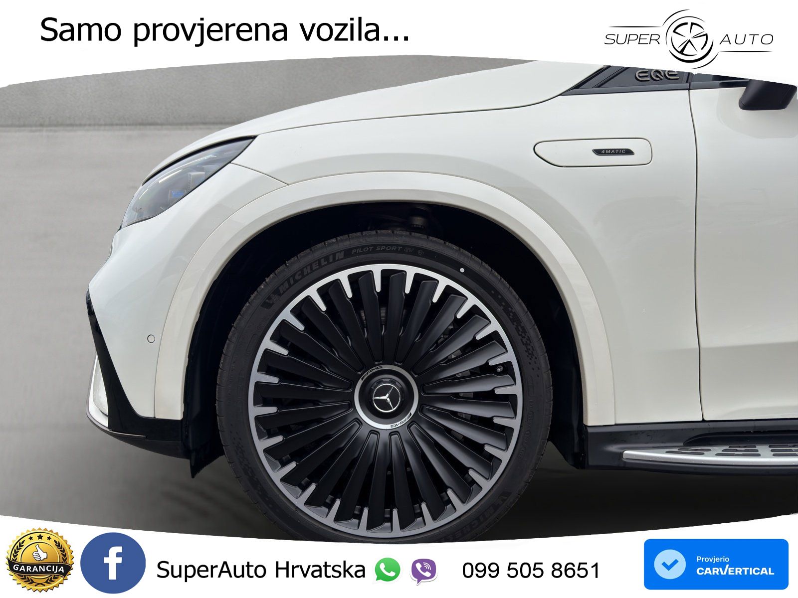 Mercedes EQE SUV AMG 43 100 kWh (476 KS) 4MATIC ACC+HEAD+4xGR SJED+360+PANO