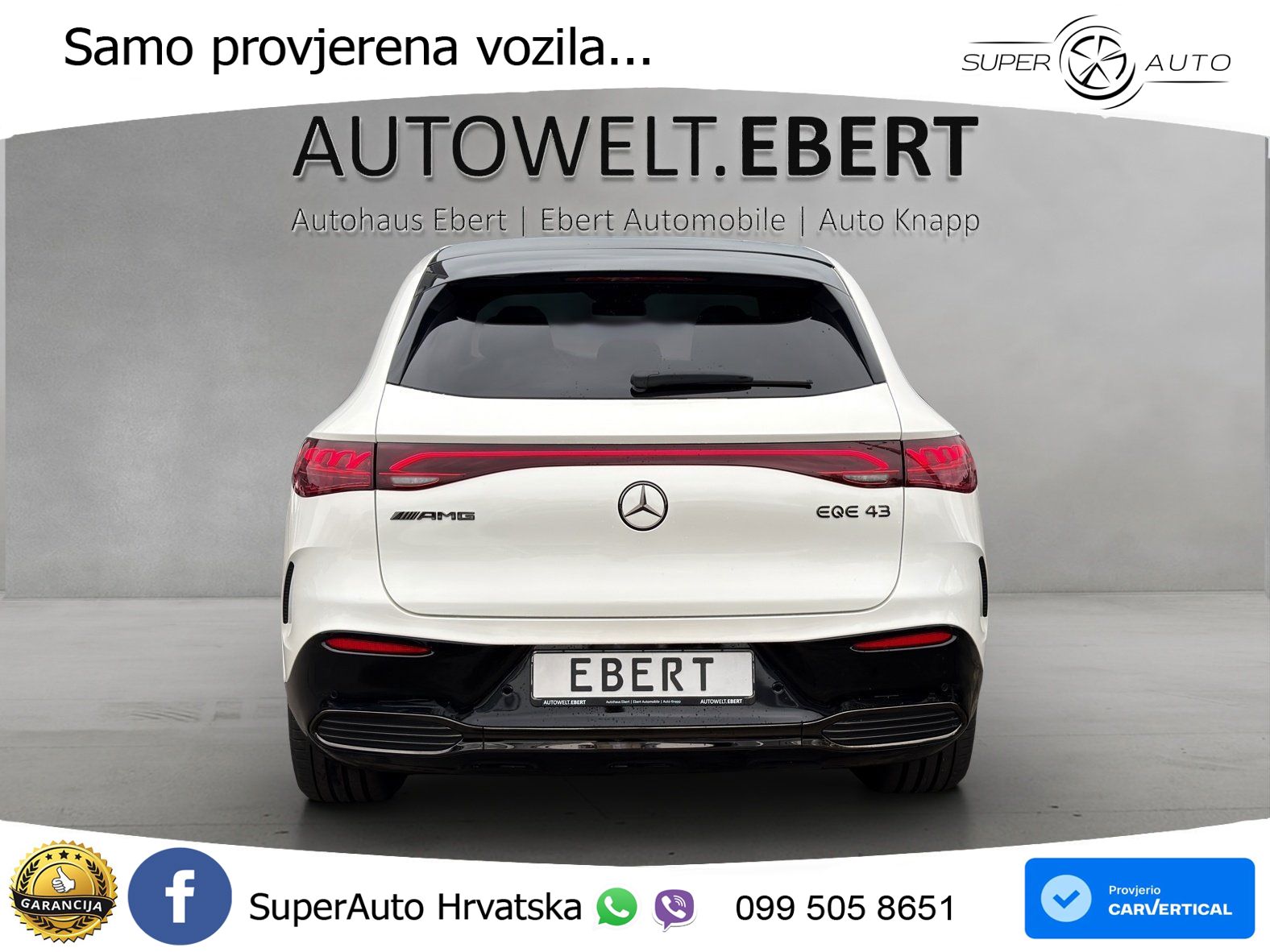 Mercedes EQE SUV AMG 43 100 kWh (476 KS) 4MATIC ACC+HEAD+4xGR SJED+360+PANO