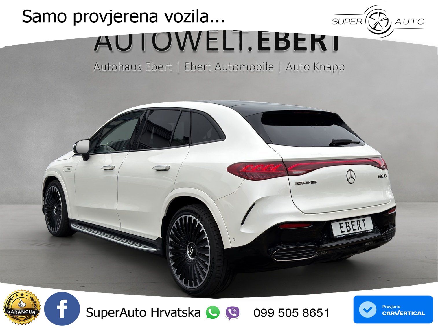 Mercedes EQE SUV AMG 43 100 kWh (476 KS) 4MATIC ACC+HEAD+4xGR SJED+360+PANO