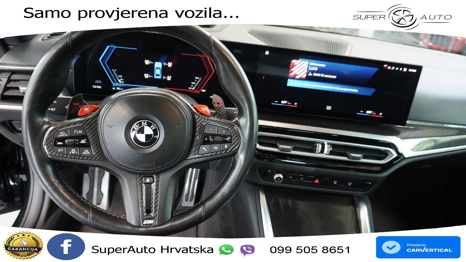 BMW M4 Competition 3.0 (510 KS) Steptronic LED+GR SJED+ACC