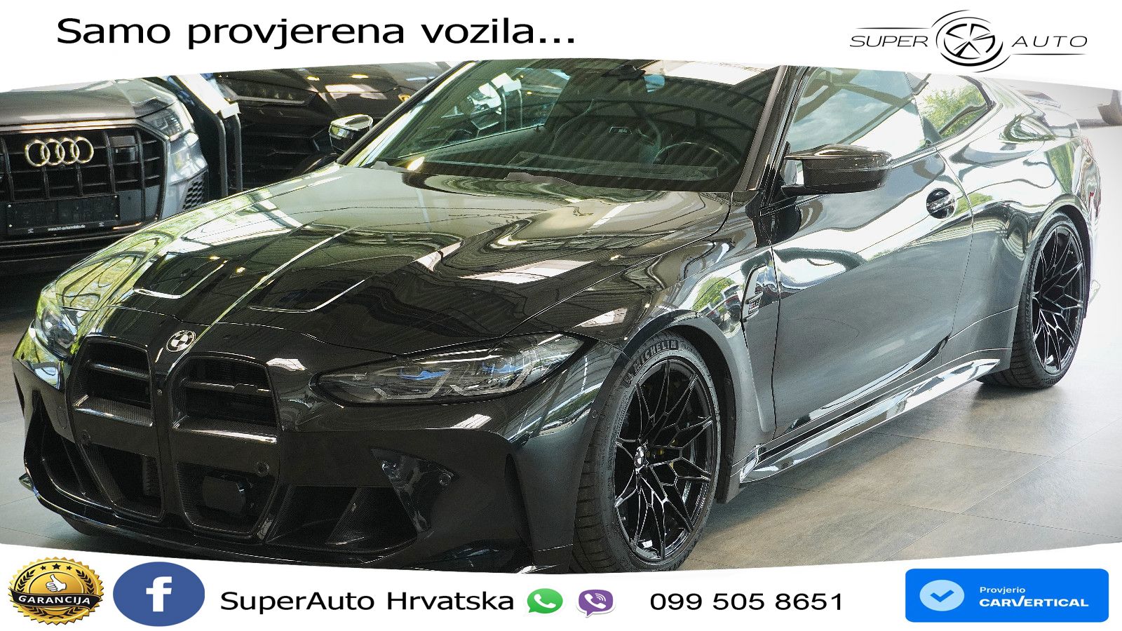 BMW M4 Competition 3.0 (510 KS) Steptronic LED+GR SJED+ACC