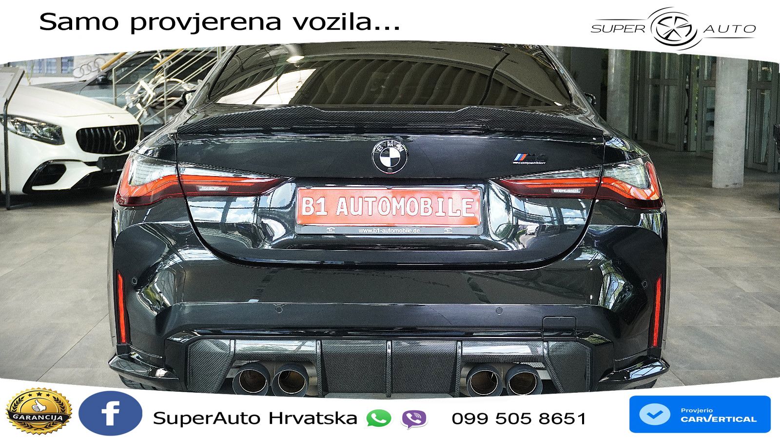 BMW M4 Competition 3.0 (510 KS) Steptronic LED+GR SJED+ACC