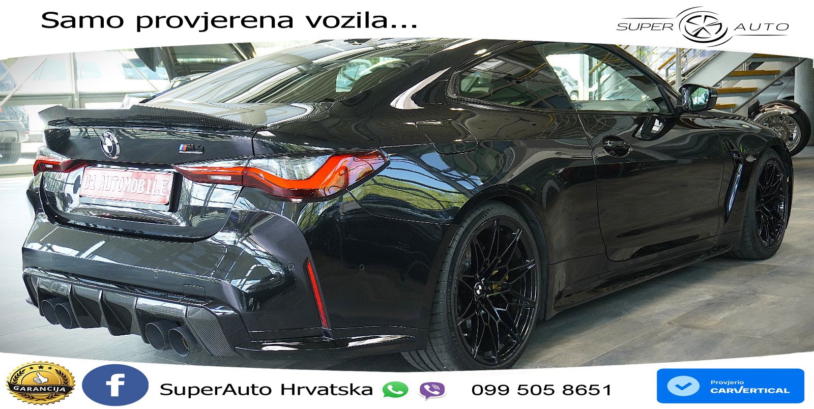 BMW M4 Competition 3.0 (510 KS) Steptronic LED+GR SJED+ACC