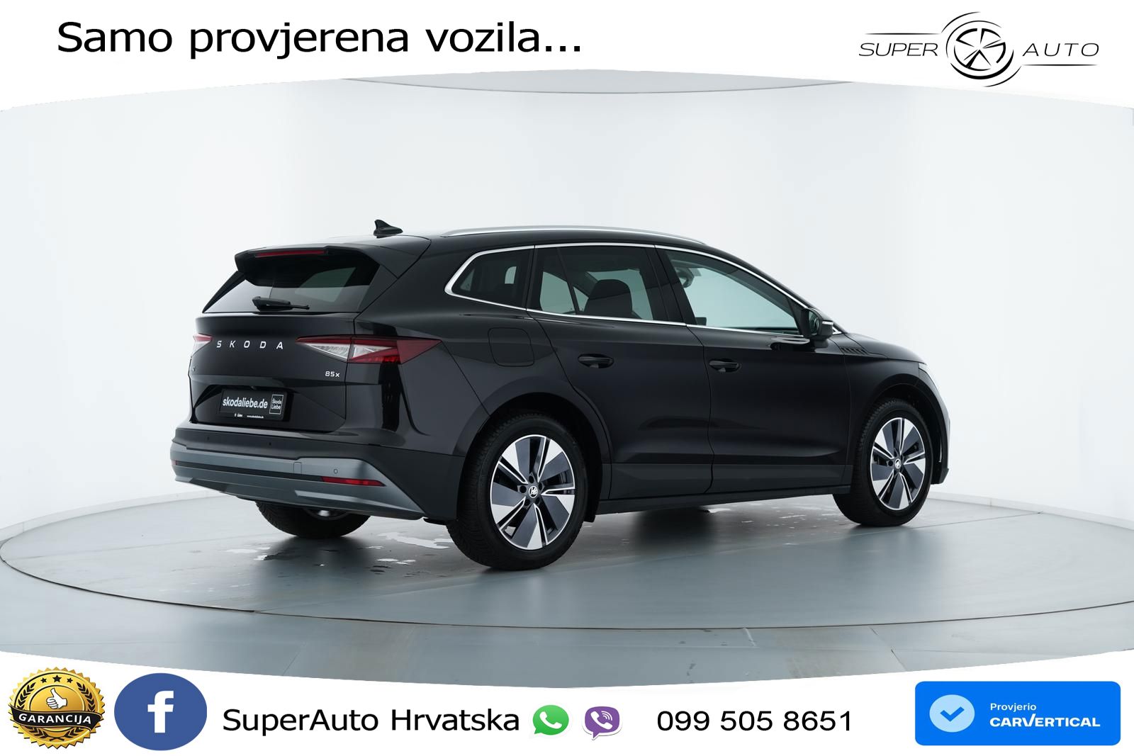 Škoda Enyaq iV 85x 82 kWh (286 KS) AWD