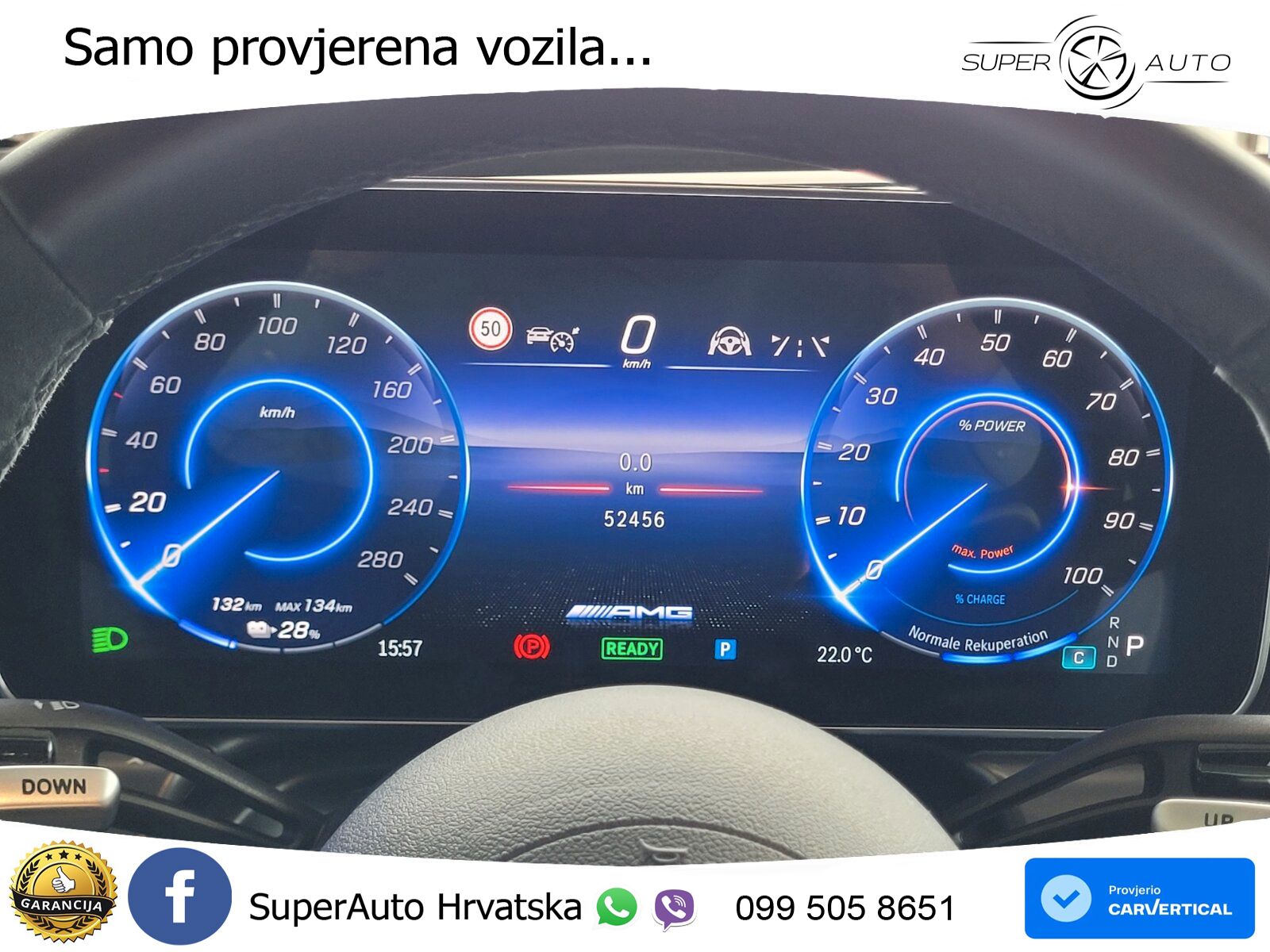 Mercedes EQE AMG 43 100 kWh (476 KS) 4MATIC ZRAČNI+ACC+GR SJED+KAM