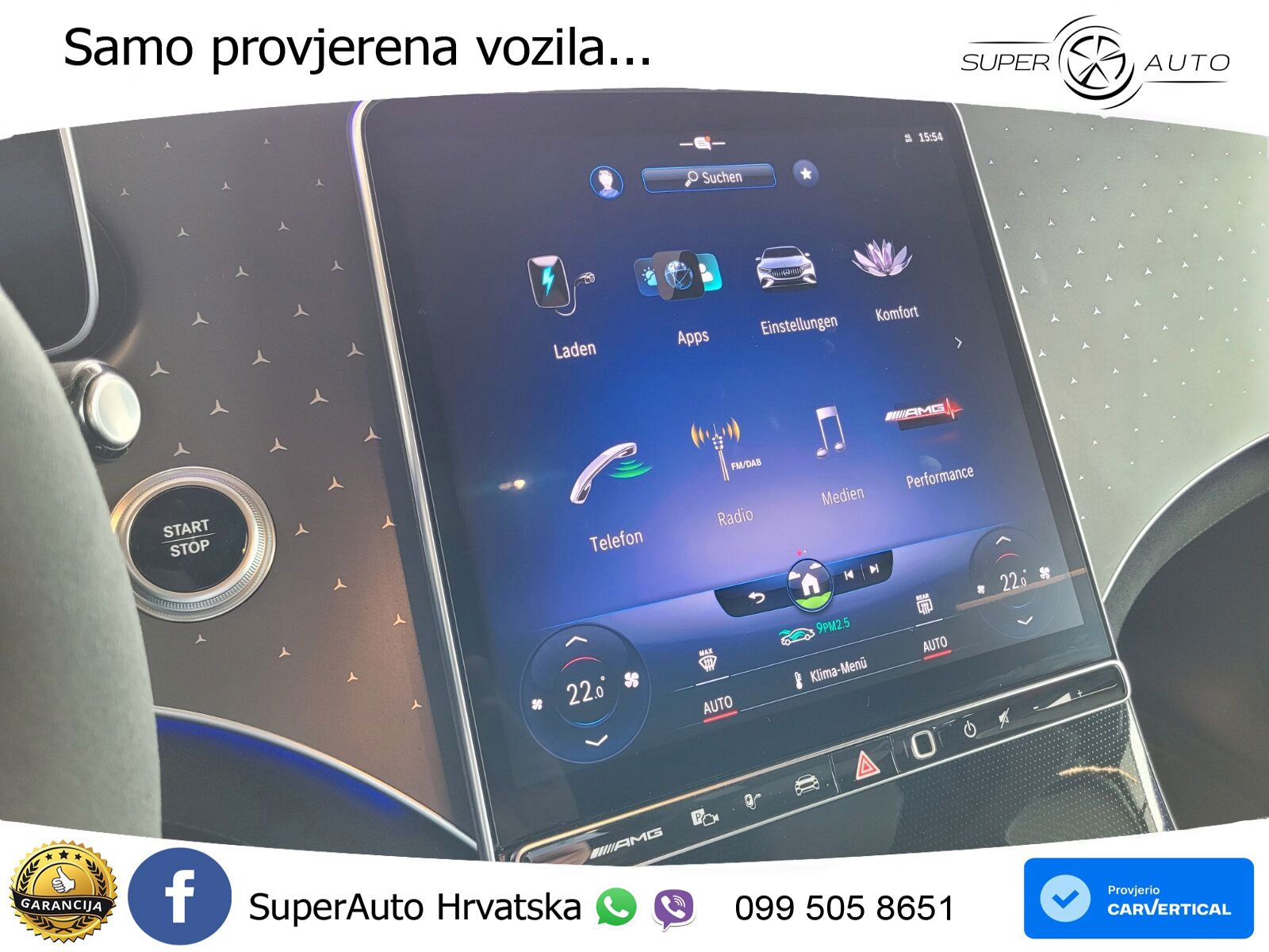 Mercedes EQE AMG 43 100 kWh (476 KS) 4MATIC ZRAČNI+ACC+GR SJED+KAM