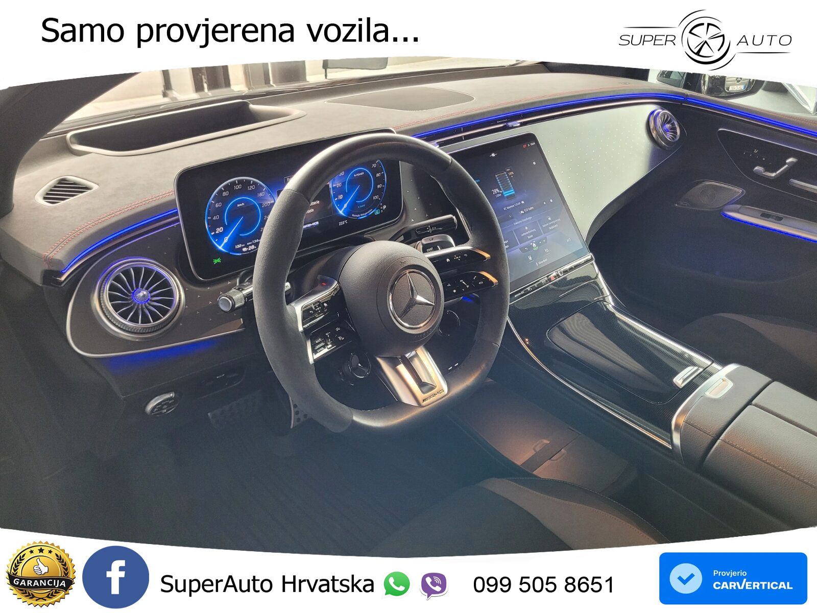 Mercedes EQE AMG 43 100 kWh (476 KS) 4MATIC ZRAČNI+ACC+GR SJED+KAM