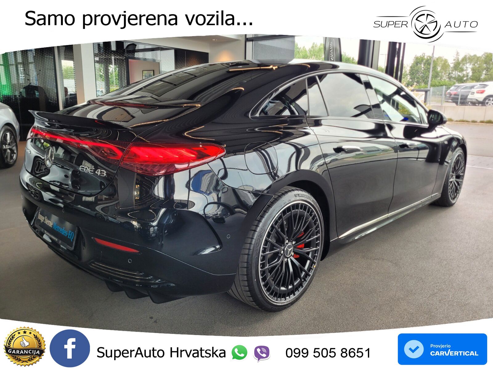 Mercedes EQE AMG 43 100 kWh (476 KS) 4MATIC ZRAČNI+ACC+GR SJED+KAM