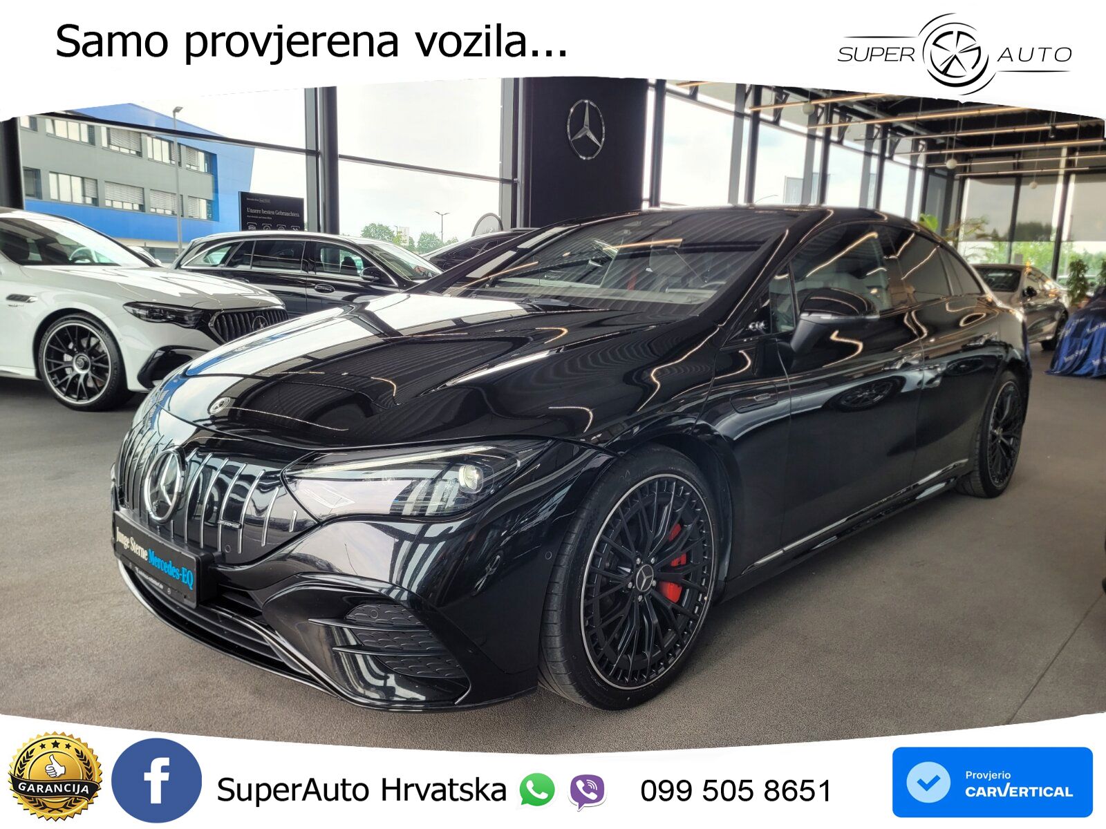 Mercedes EQE AMG 43 100 kWh (476 KS) 4MATIC ZRAČNI+ACC+GR SJED+KAM