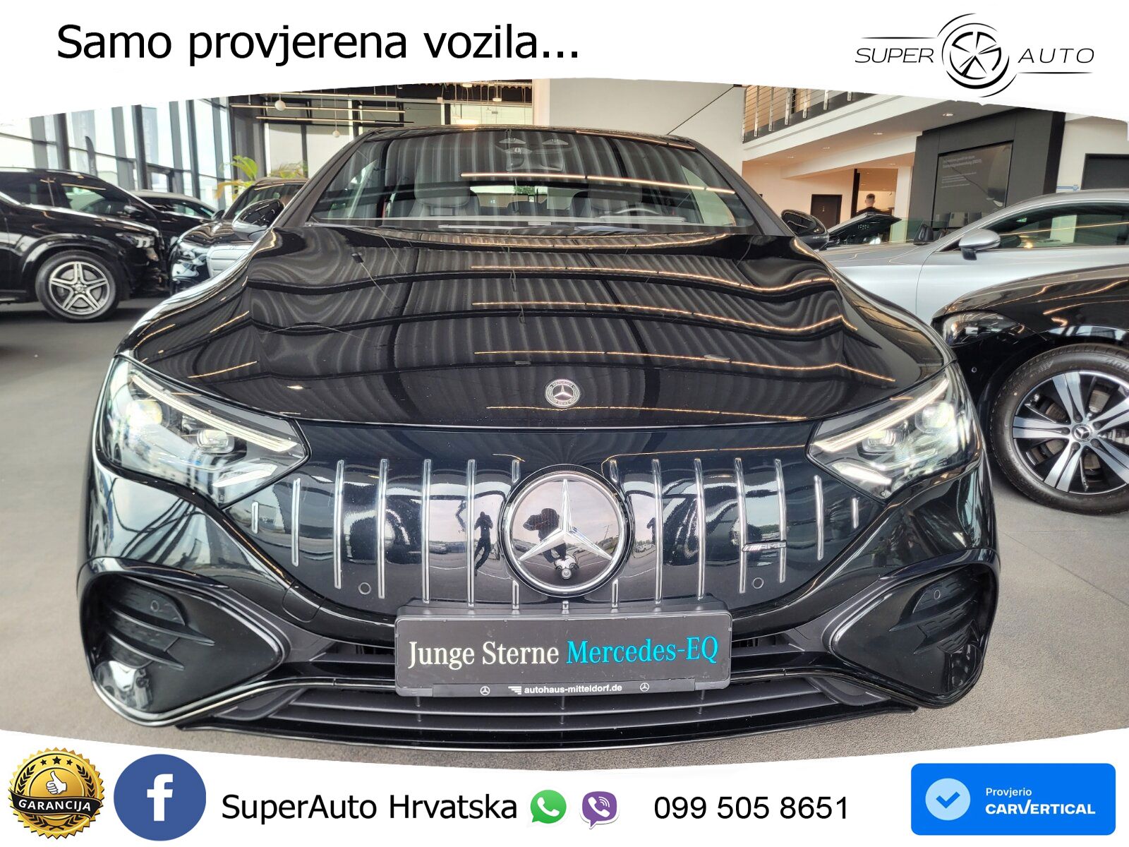 Mercedes EQE AMG 43 100 kWh (476 KS) 4MATIC ZRAČNI+ACC+GR SJED+KAM