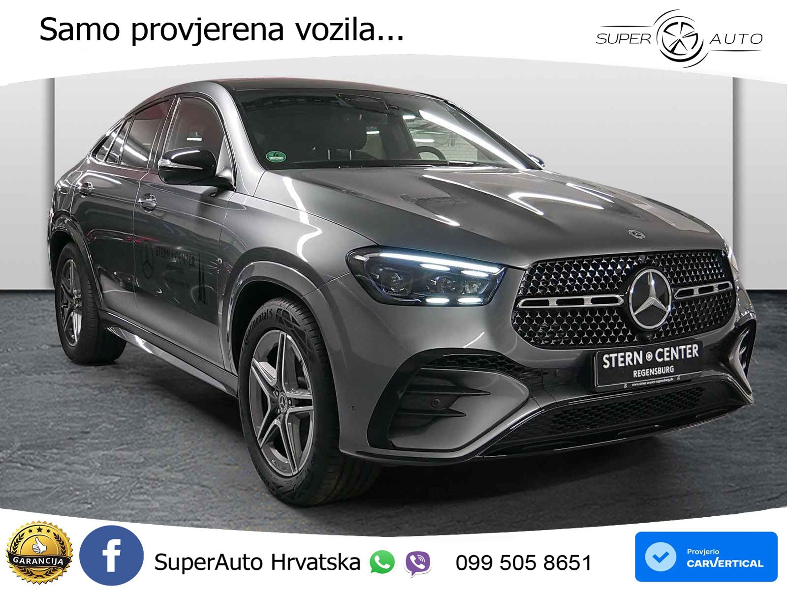 Mercedes GLE Coupe 450d (367 KS) EQ Boost 4MATIC 9G-TRONIC AMG LED+GR SJED+ACC