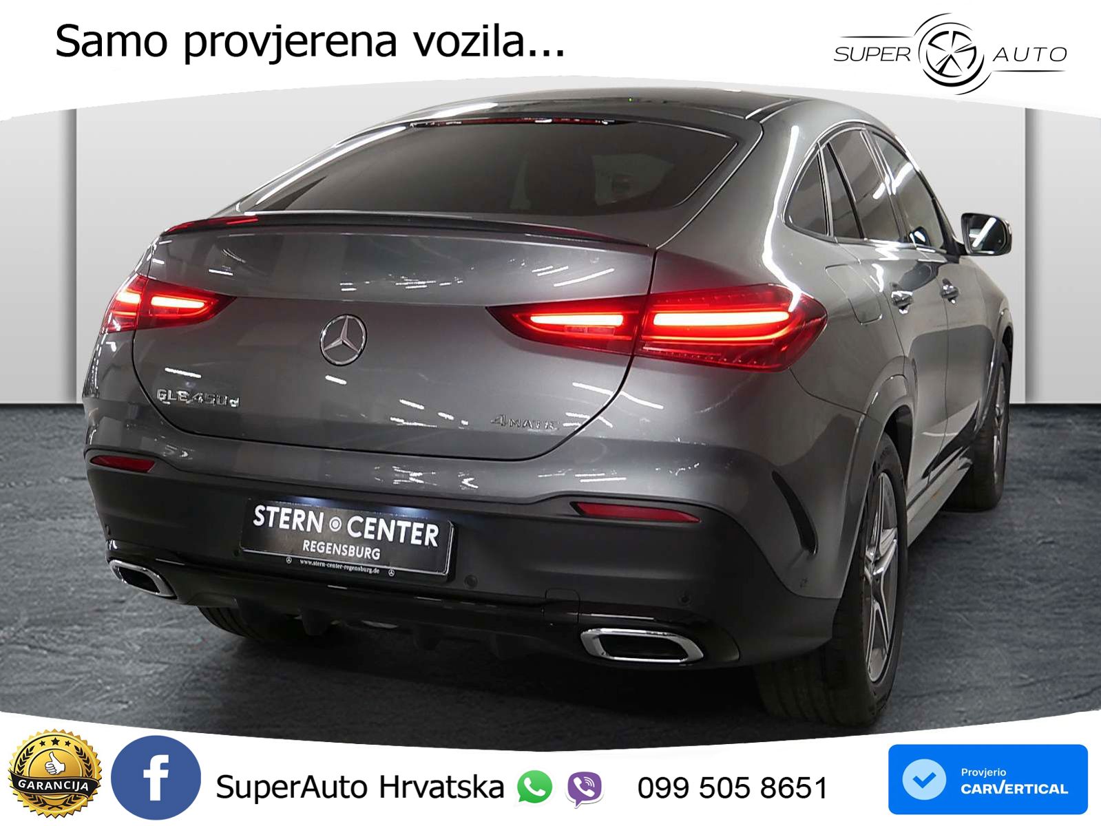 Mercedes GLE Coupe 450d (367 KS) EQ Boost 4MATIC 9G-TRONIC AMG LED+GR SJED+ACC