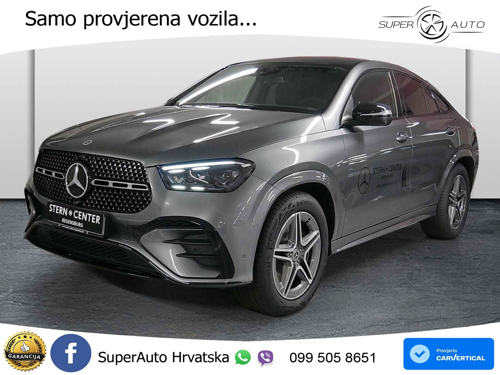 Mercedes GLE Coupe 450d (367 KS) EQ Boost 4MATIC 9G-TRONIC AMG LED+GR SJED+ACC