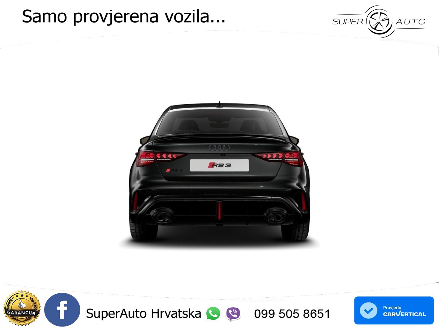 Audi RS3 Sedan 2.5 TFSI (400 KS) quattro S tronic LED+GR SJED+ACC