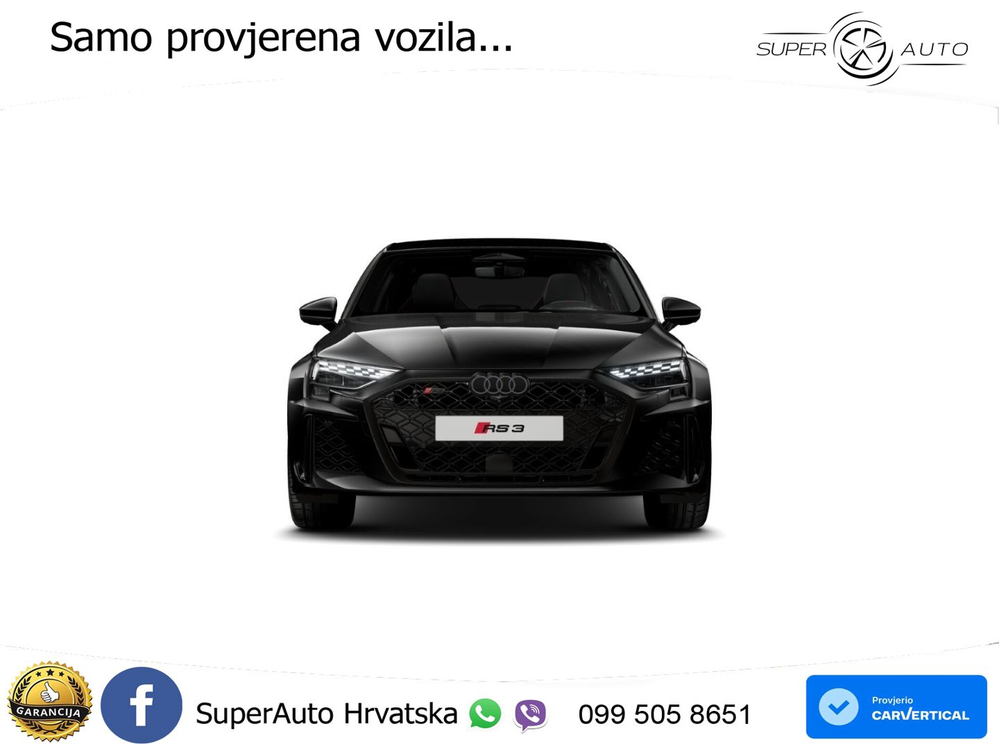 Audi RS3 Sedan 2.5 TFSI (400 KS) quattro S tronic LED+GR SJED+ACC