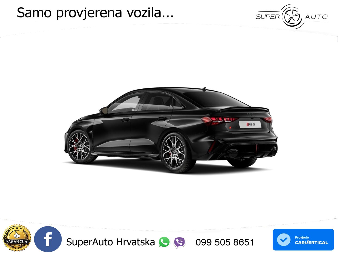 Audi RS3 Sedan 2.5 TFSI (400 KS) quattro S tronic LED+GR SJED+ACC