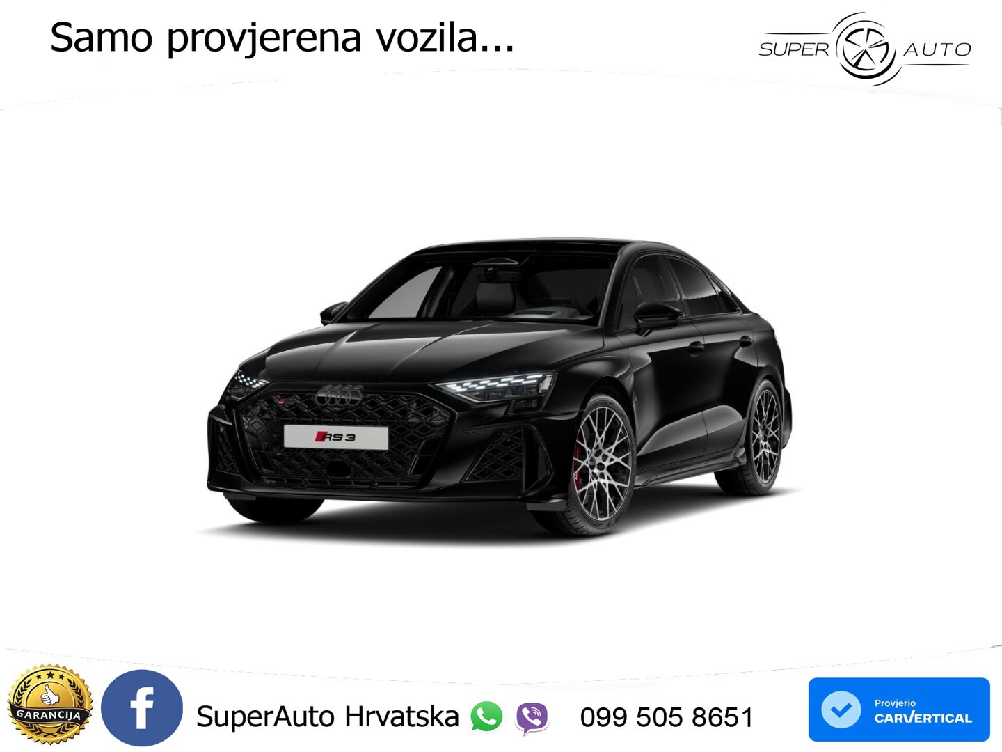 Audi RS3 Sedan 2.5 TFSI (400 KS) quattro S tronic LED+GR SJED+ACC