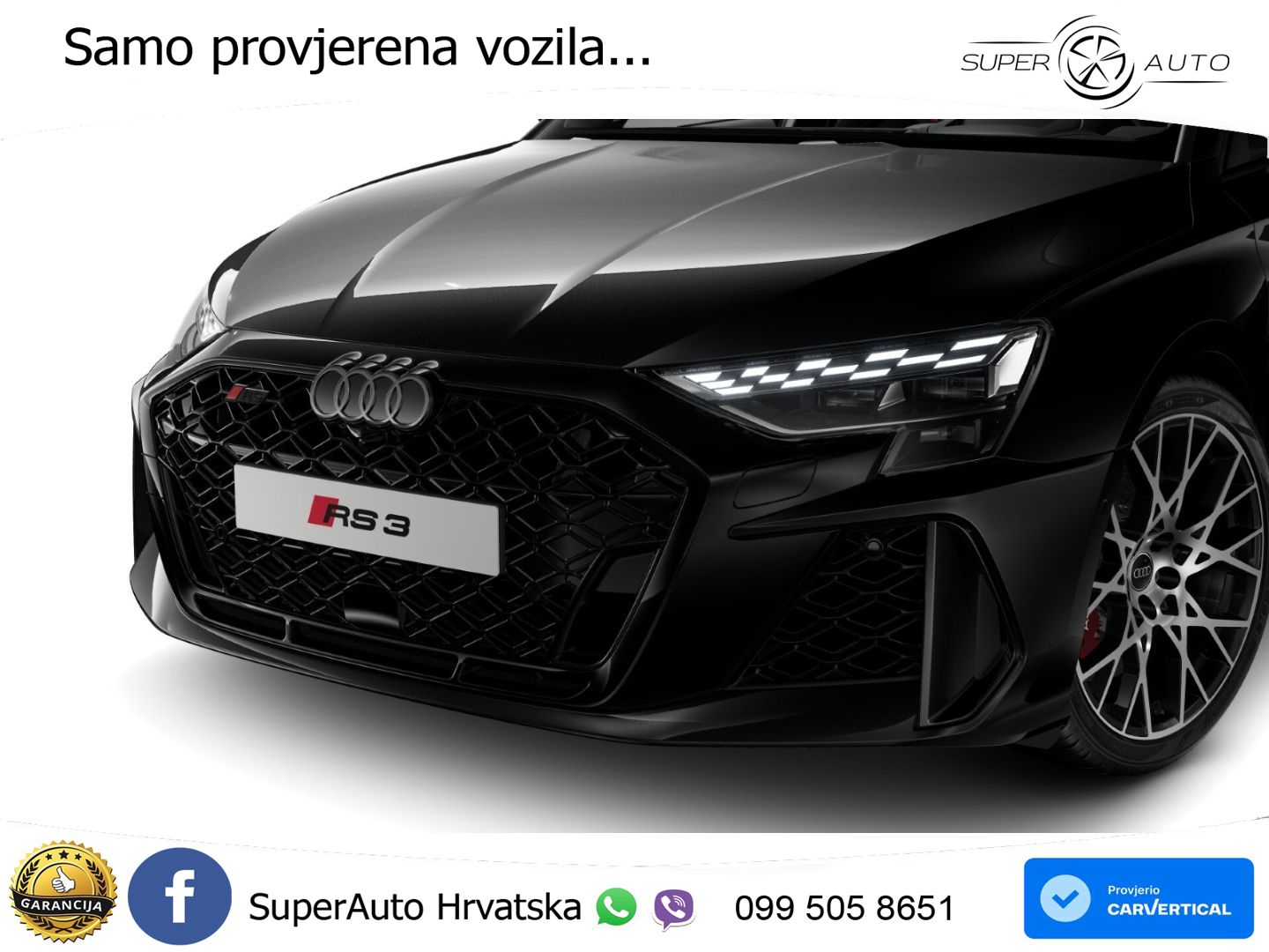 Audi RS3 Sedan 2.5 TFSI (400 KS) quattro S tronic LED+GR SJED+ACC