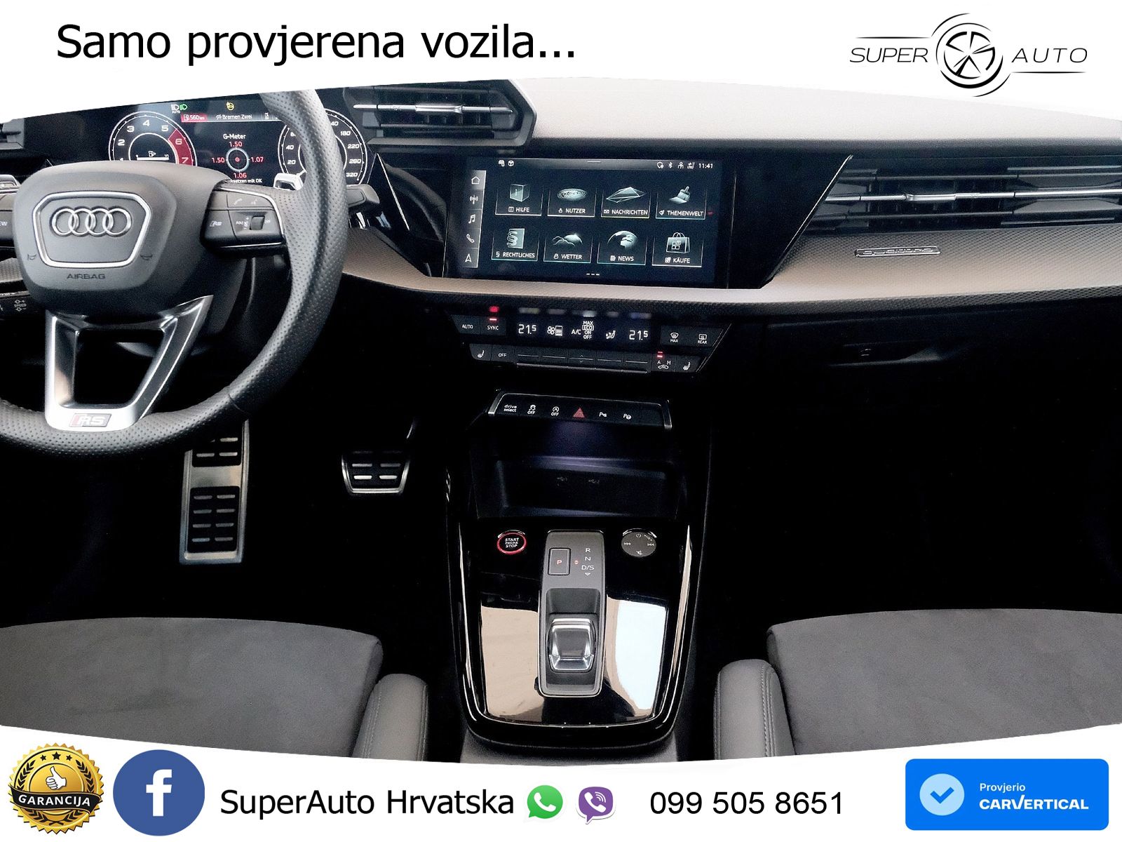Audi RS3 Sportback 2.5 TFSI (400 KS) quattro S tronic LED+GR SJED+ACC