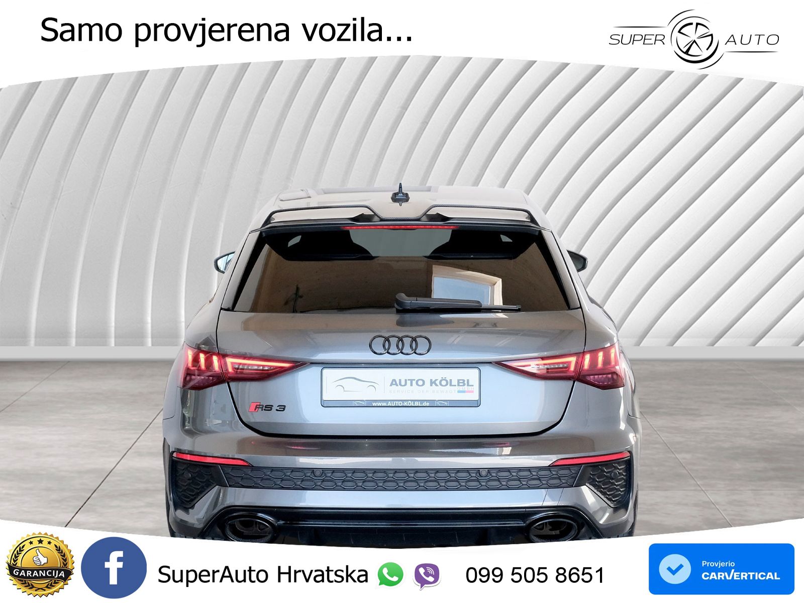 Audi RS3 Sportback 2.5 TFSI (400 KS) quattro S tronic LED+GR SJED+ACC