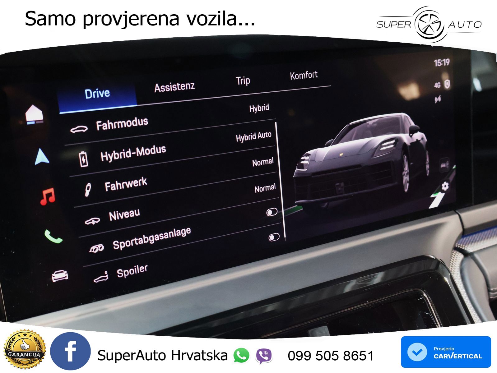 Porsche Panamera 4 2.9 V6 (470 KS) E-Hybrid PDK LED+GR SJED+ACC