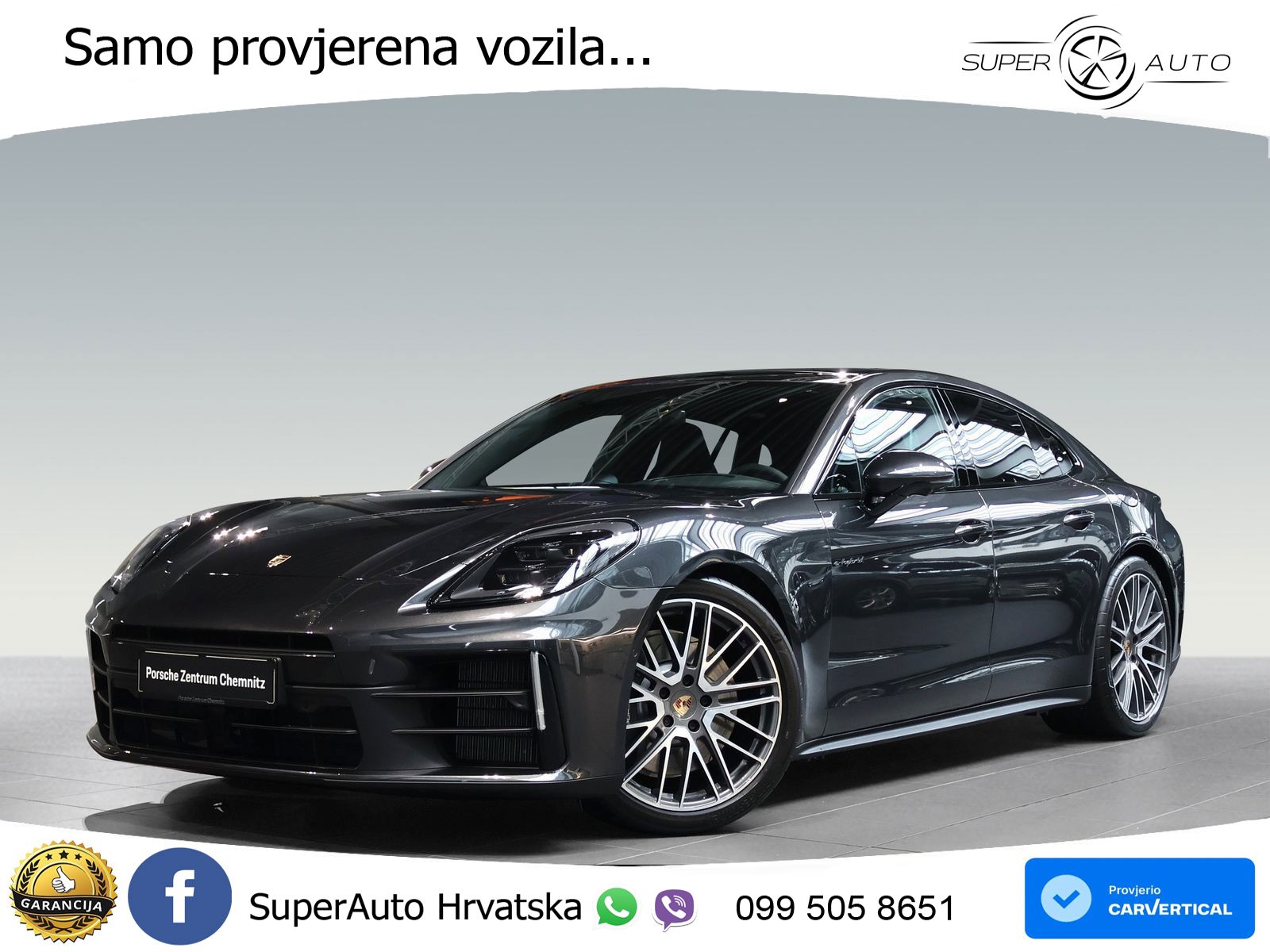 Porsche Panamera 4 2.9 V6 (470 KS) E-Hybrid PDK LED+GR SJED+ACC